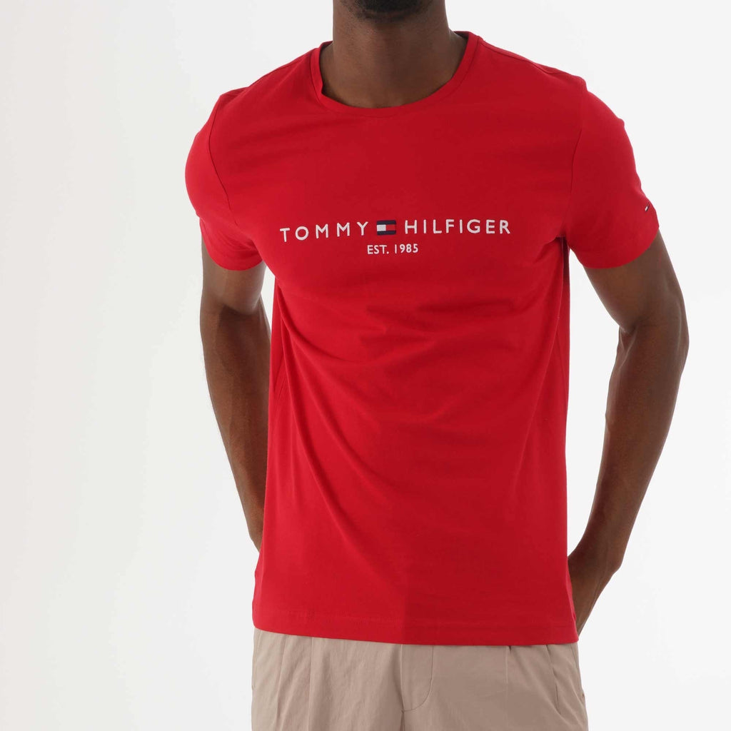 Tommy Hilfiger Logo T-Shirt - Haute Red