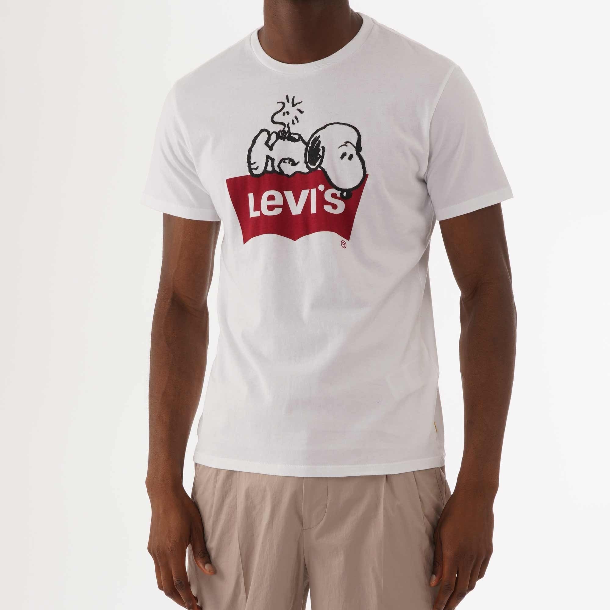 Levi's ® x Peanuts Snoopy Graphic Housemark T-Shirt - White