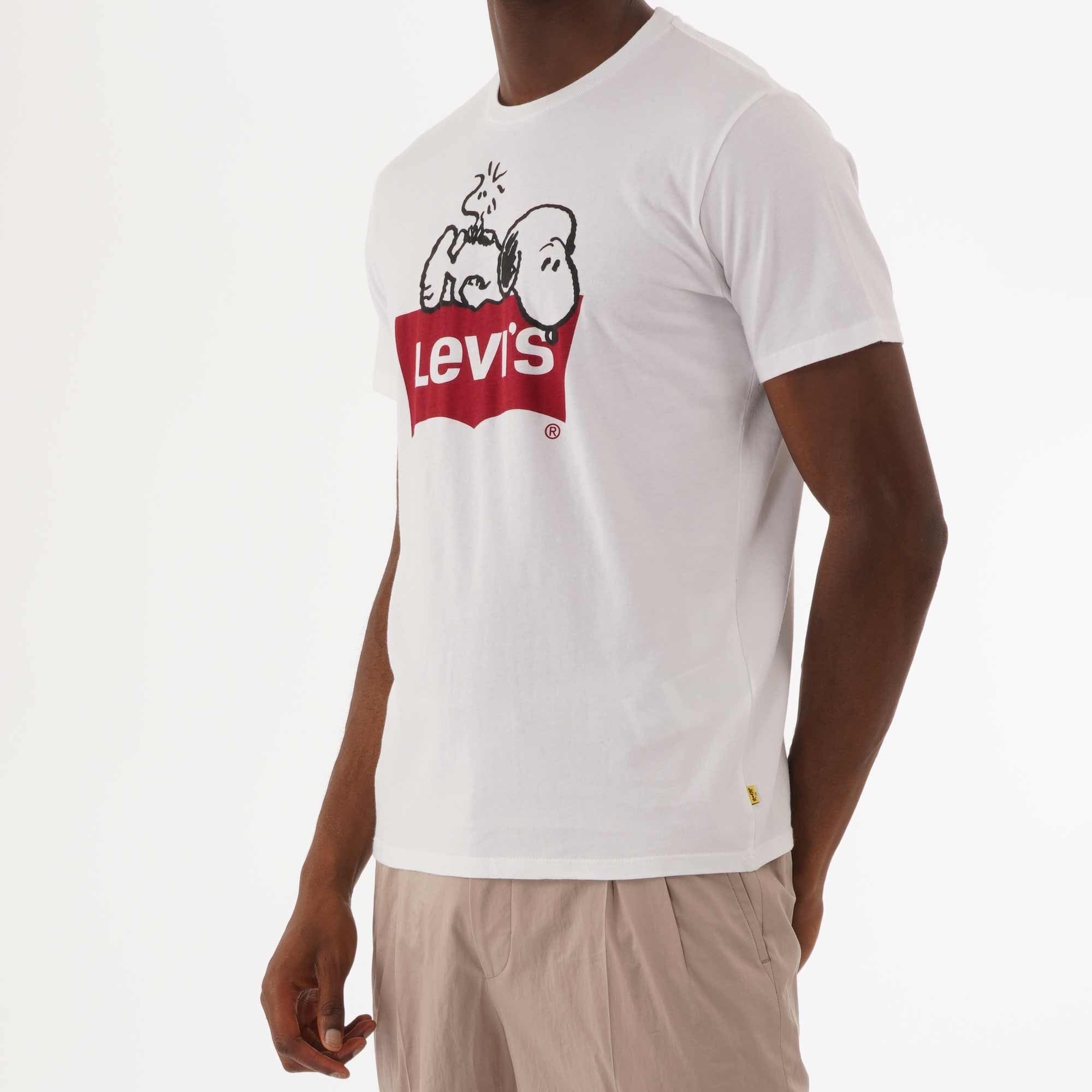 Levi's ® x Peanuts Snoopy Graphic Housemark T-Shirt - White
