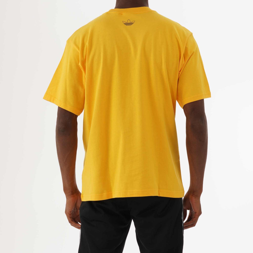 Adidas Originals Trefoil Art T-Shirt - Yellow