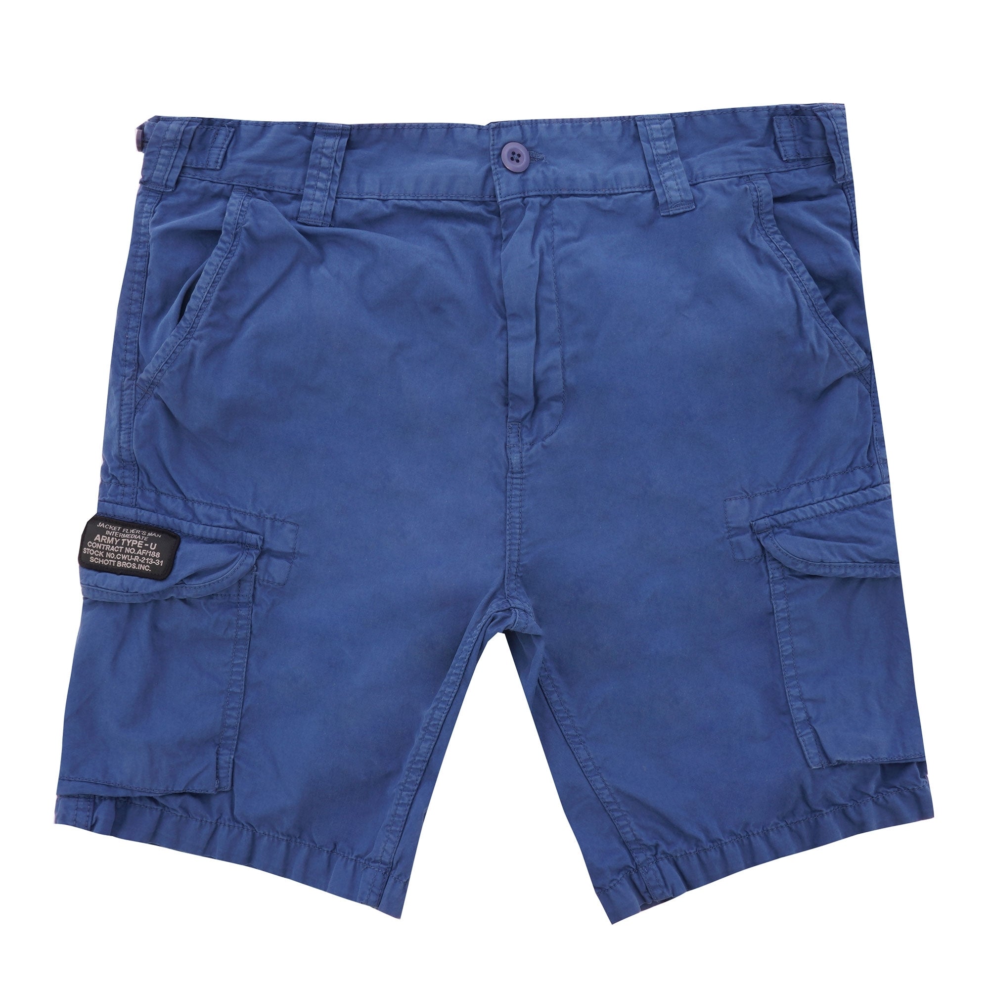 Schott NYC Cargo Shorts - Amiral Blue