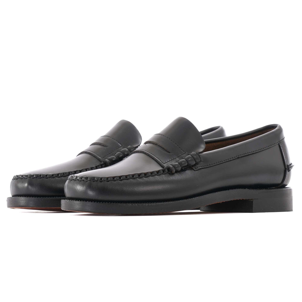 Sebago Classic Dan Leather Loafers - Black