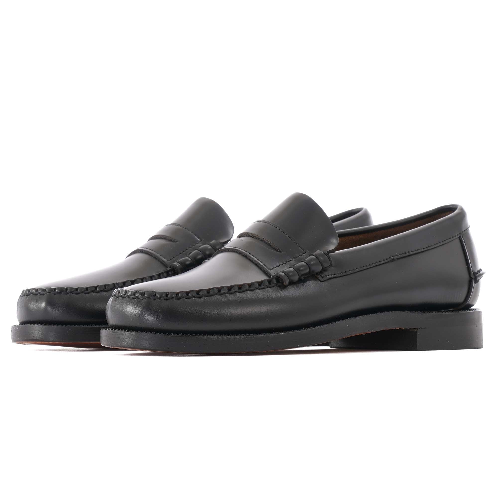 Sebago Classic Dan Leather Loafers - Black