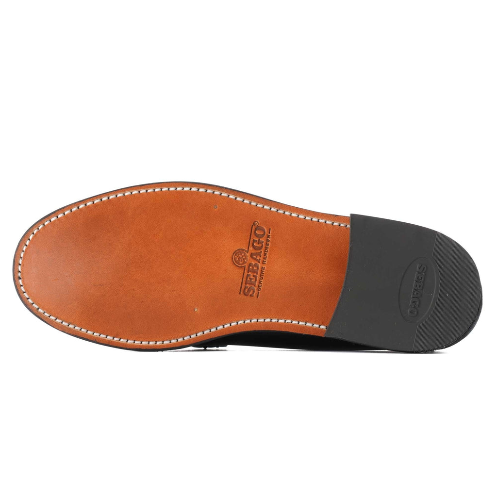 Sebago Classic Dan Leather Loafers - Black