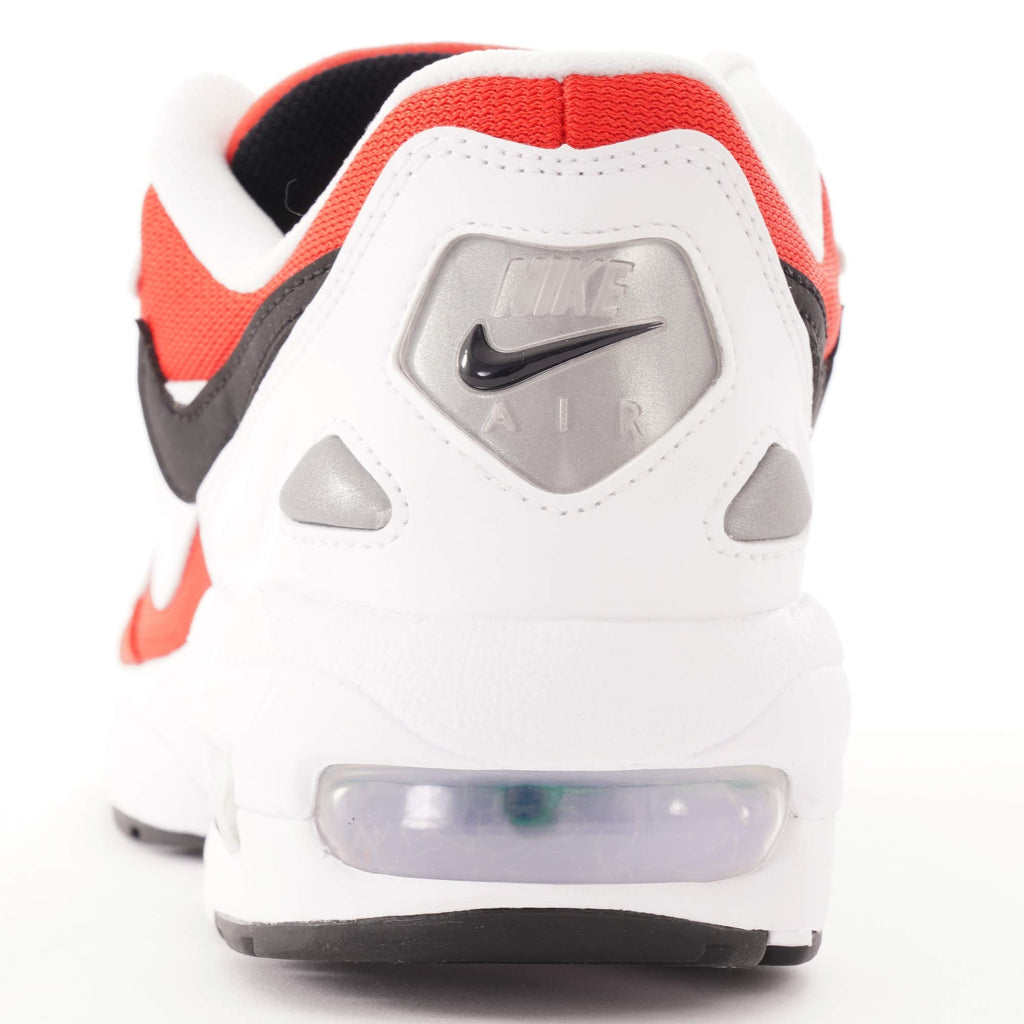 Nike Air Max2 Light - White, Black & Habanero Red