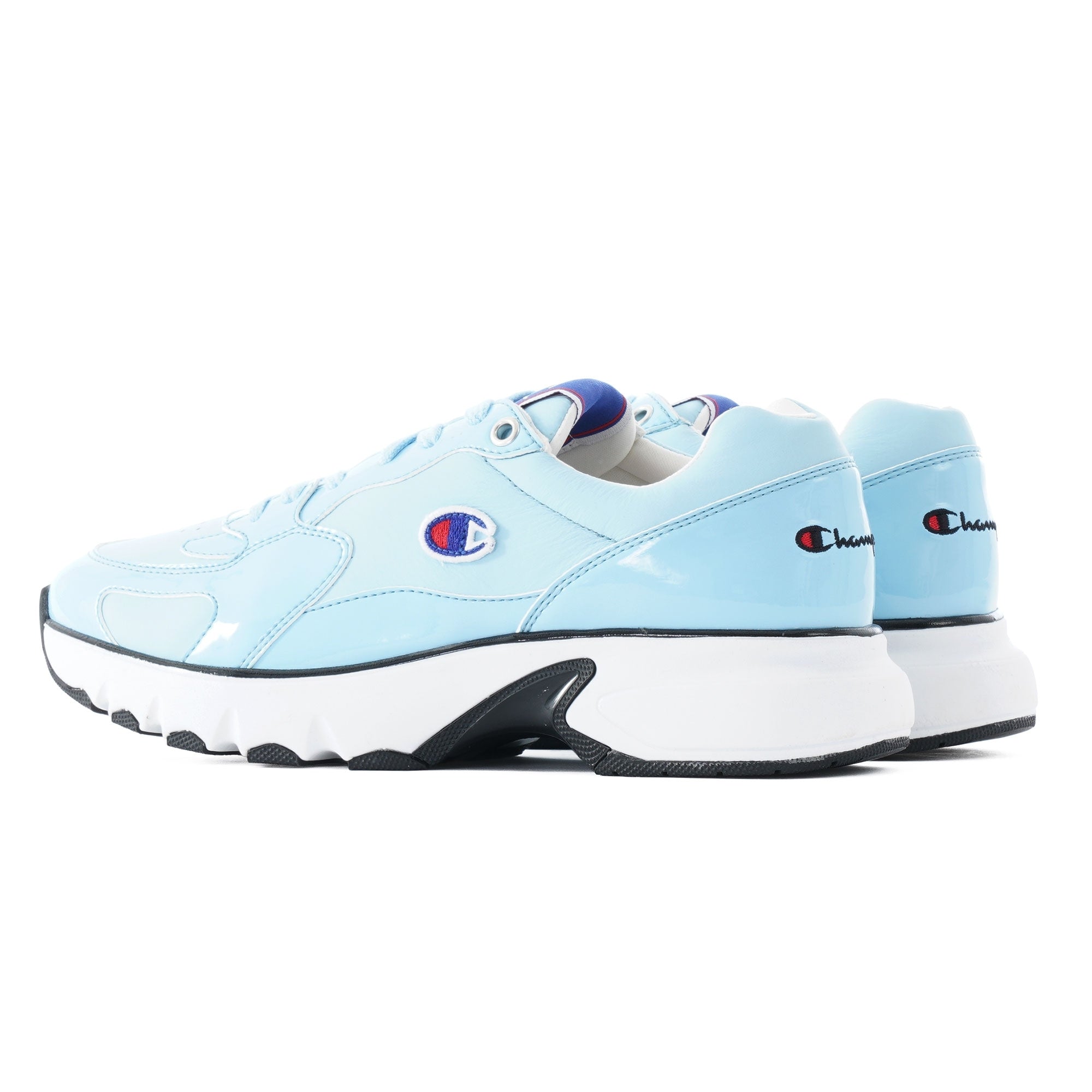 Champion Womens CWA-1 Patent Leather Sneakers - Blue