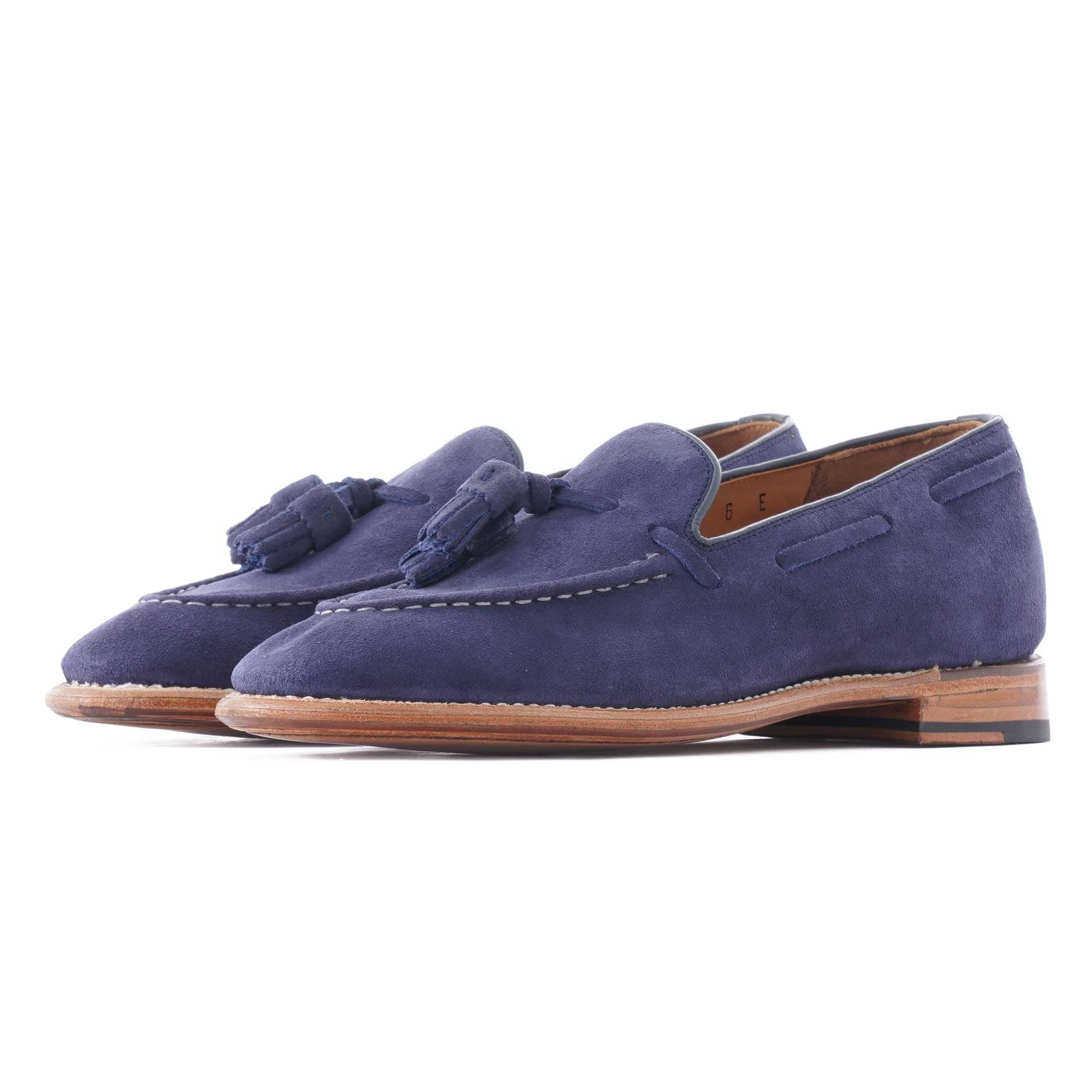 Grenson Scottie Tassel Loafers - Navy