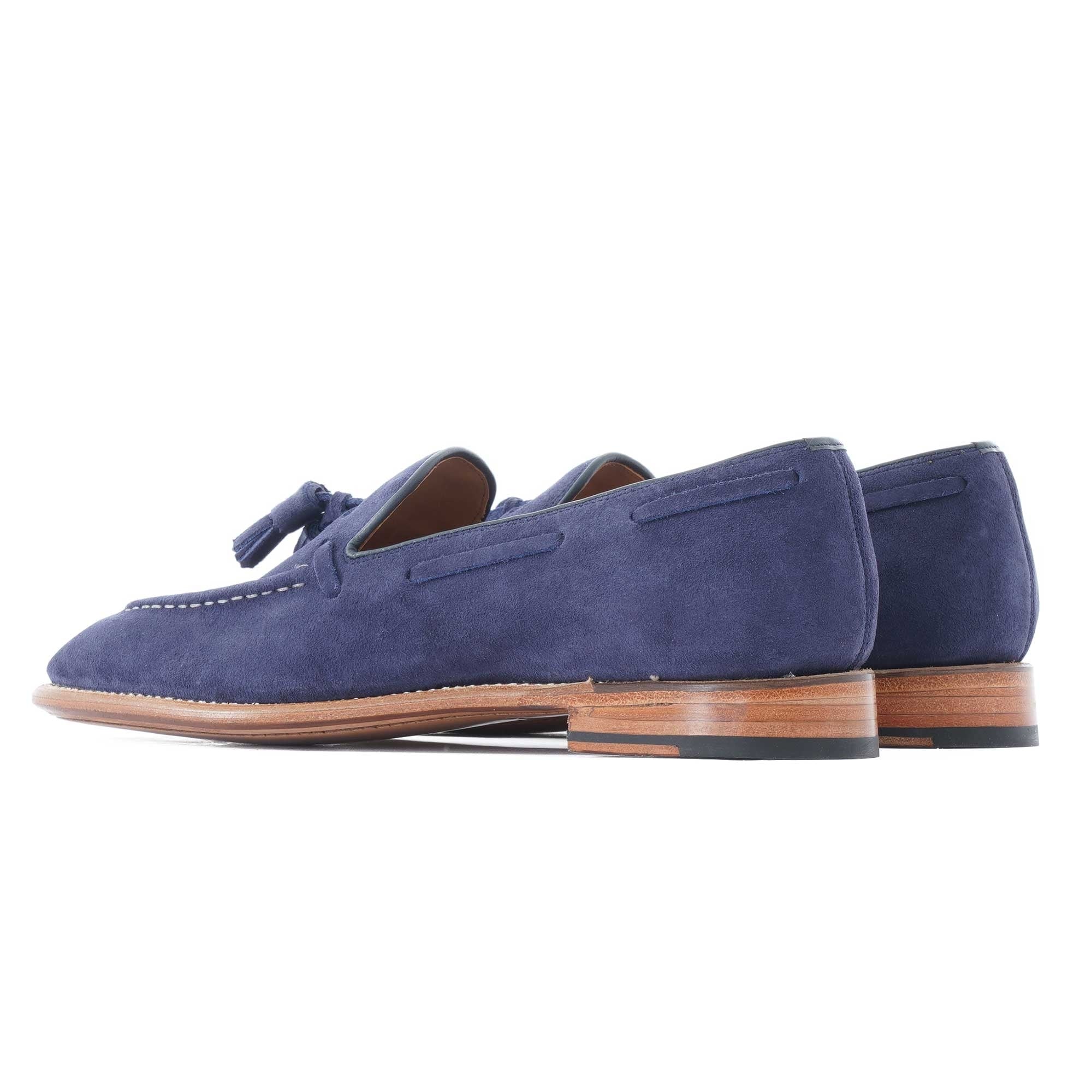 Grenson Scottie Tassel Loafers - Navy