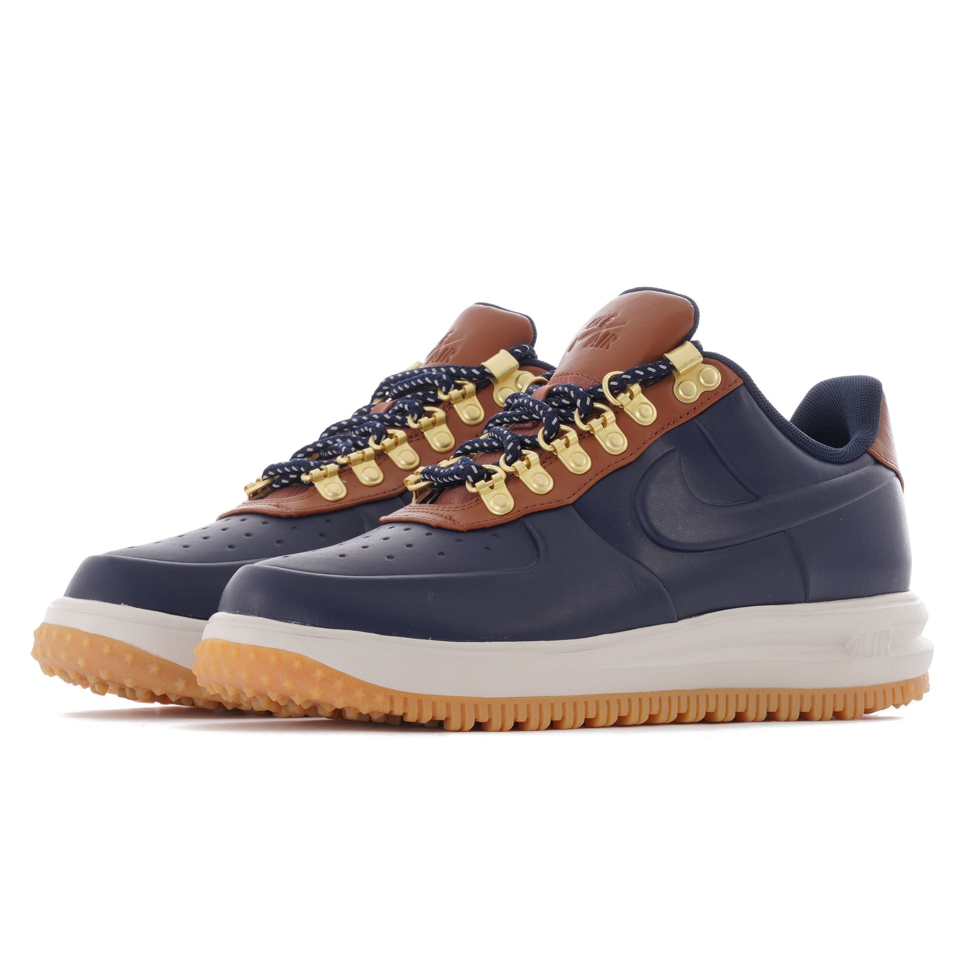 Nike Lunar Force 1 Duckboot Low - Obsidian & Saddle Brown
