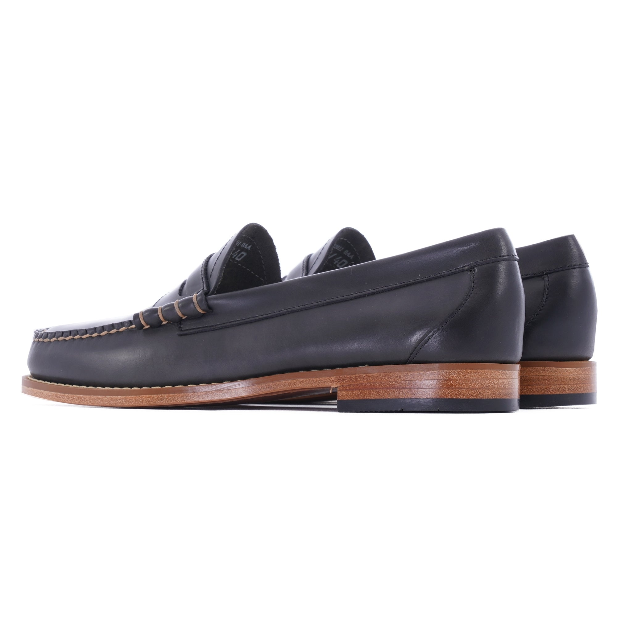 G.H. Bass Weejun Larson Burnished Leather Loafer - Navy