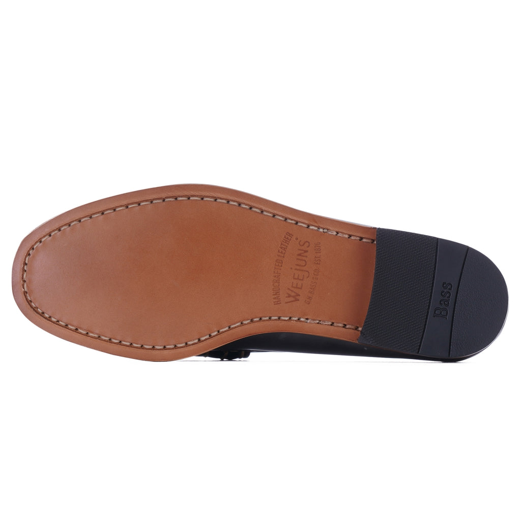 G.H. Bass Weejun Larson Burnished Leather Loafer - Navy