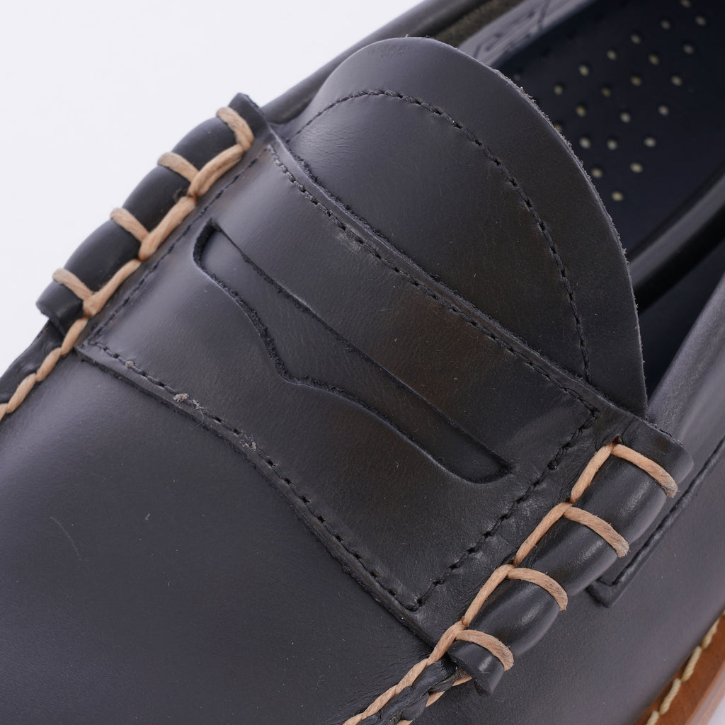 G.H. Bass Weejun Larson Burnished Leather Loafer - Navy