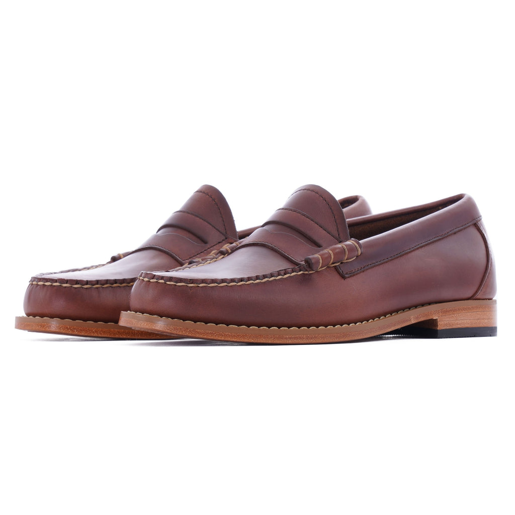 G.H. Bass Weejun Larson Burnished Leather Loafer - Chestnut