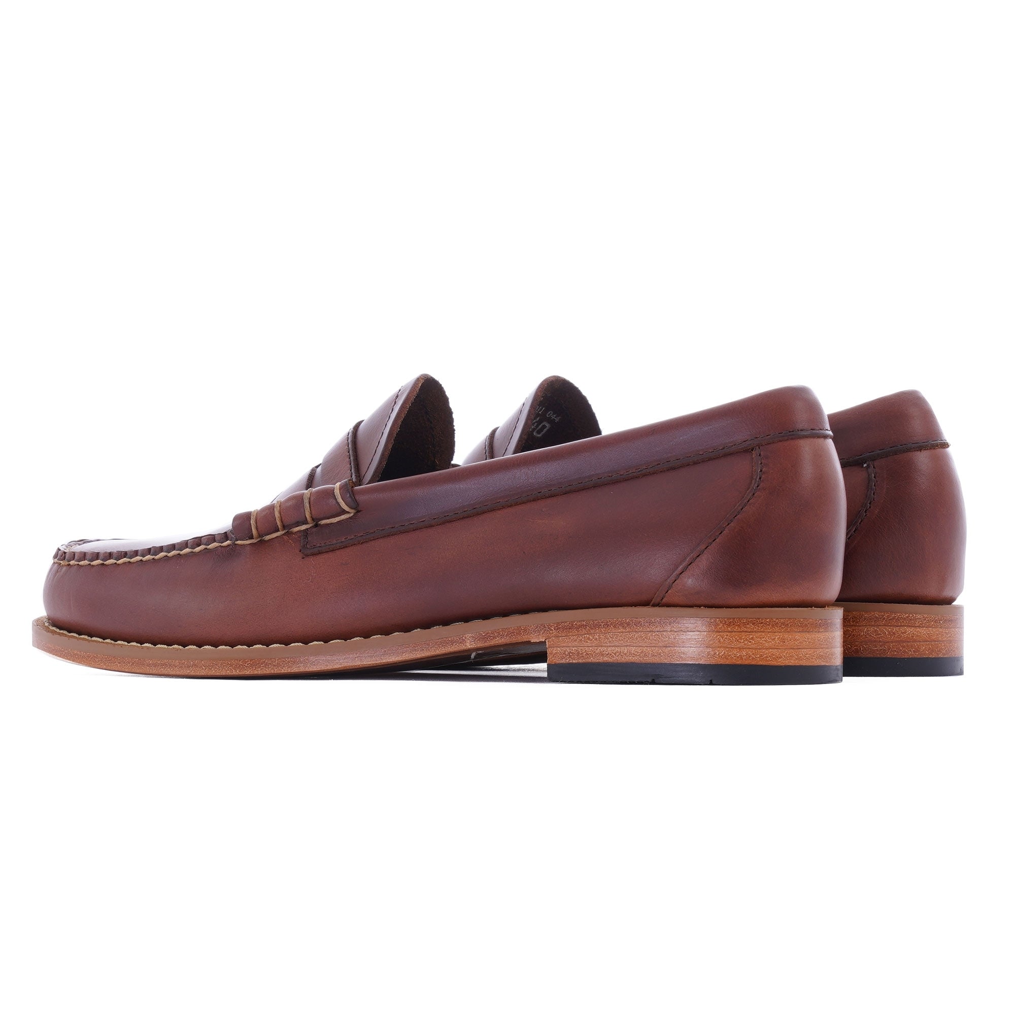 G.H. Bass Weejun Larson Burnished Leather Loafer - Chestnut