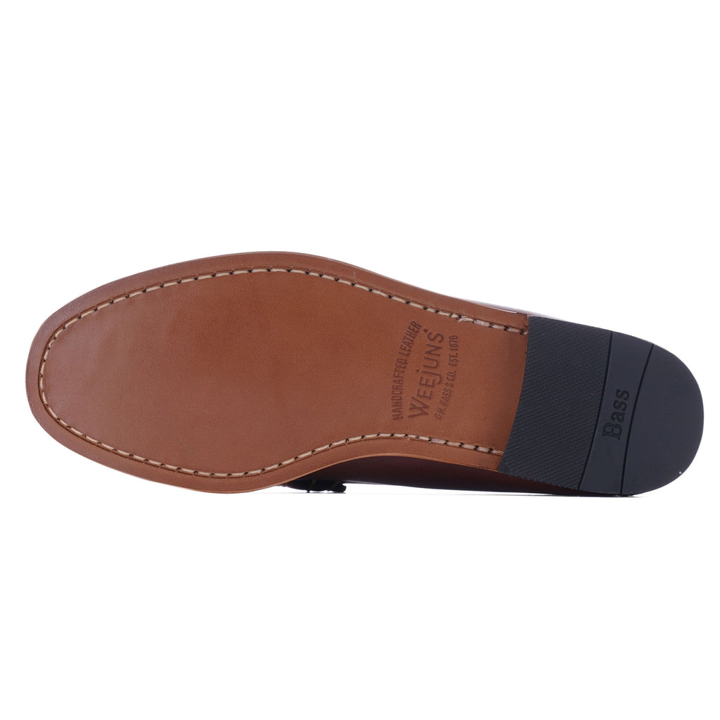 G.H. Bass Weejun Larson Burnished Leather Loafer - Chestnut