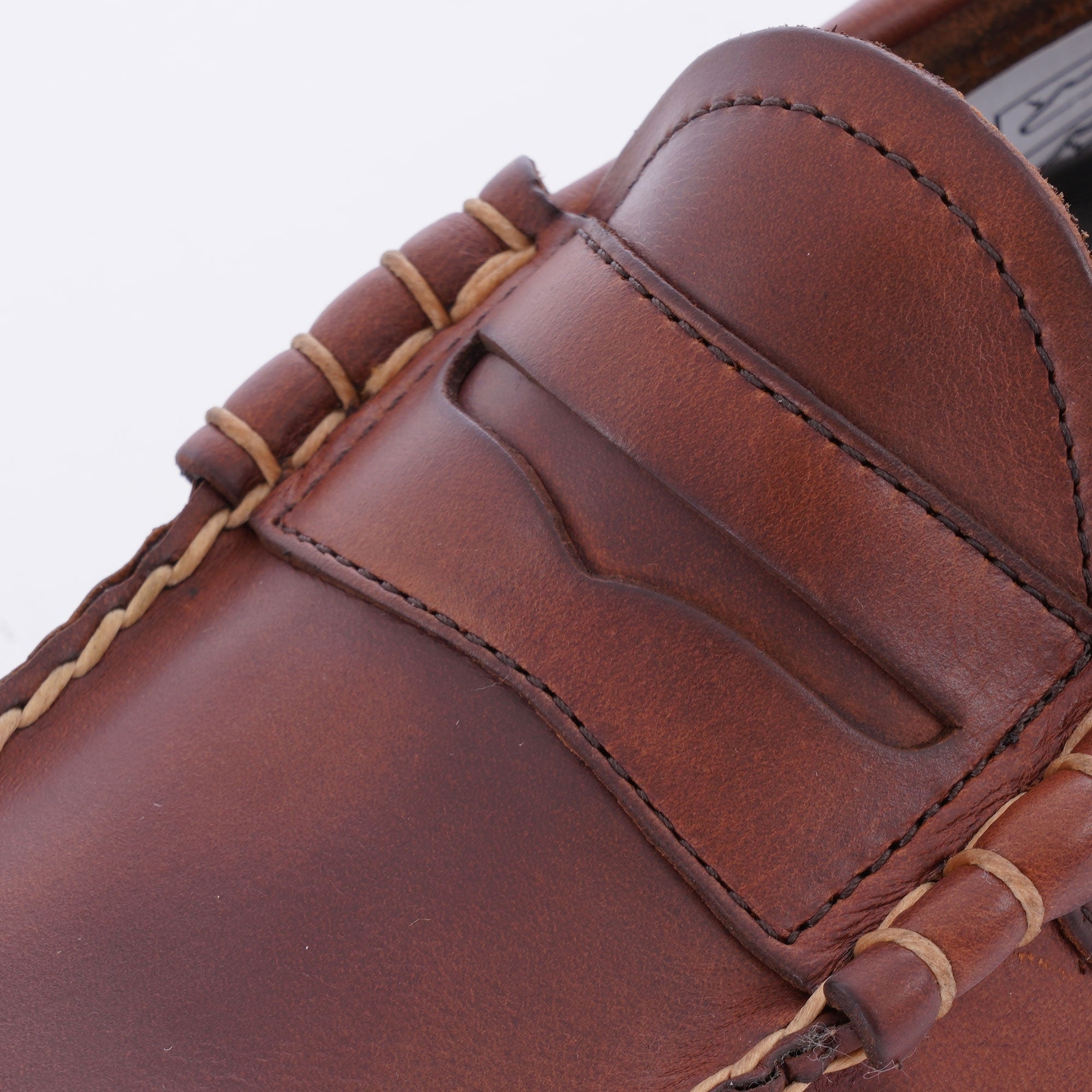 G.H. Bass Weejun Larson Burnished Leather Loafer - Chestnut