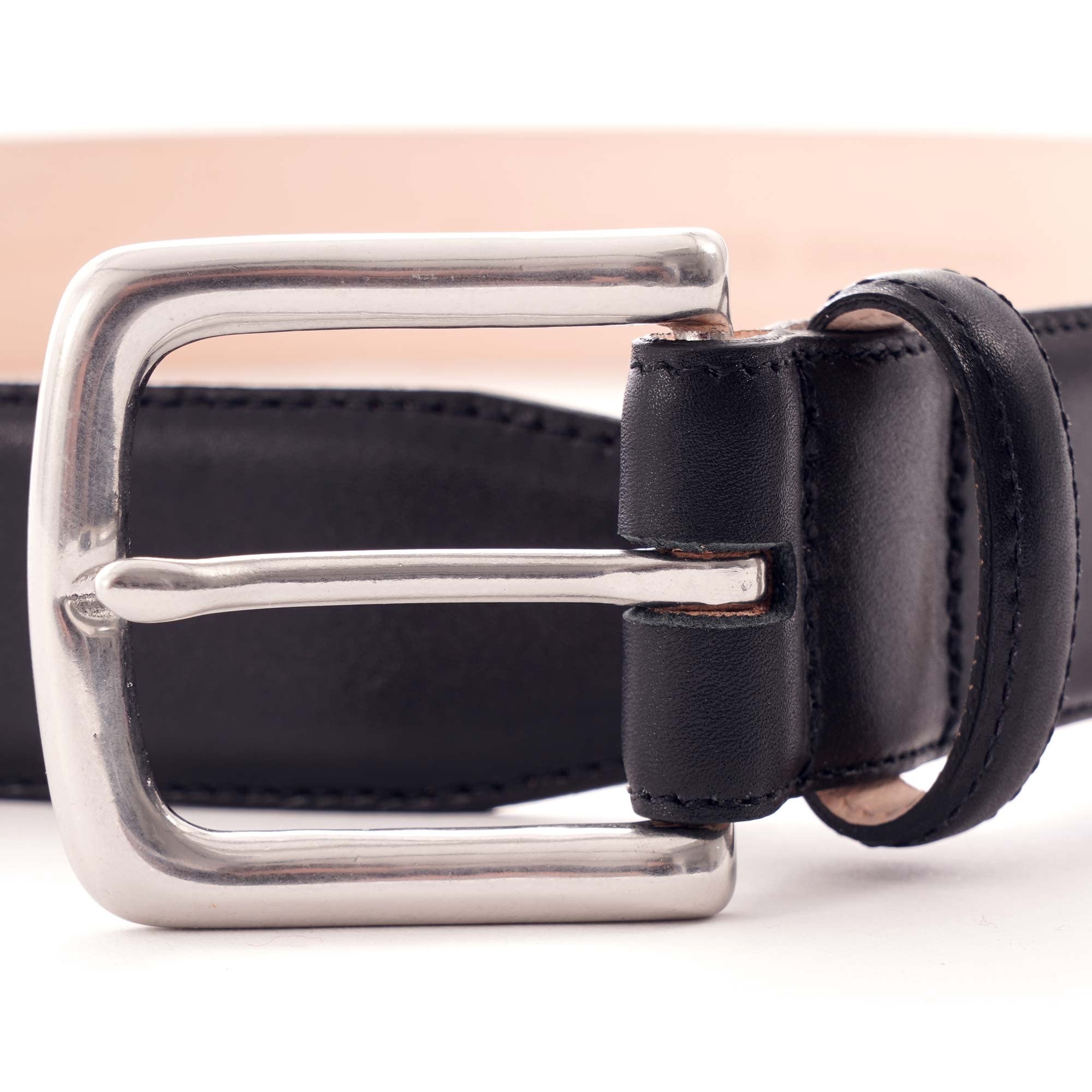 None Of The Above Leather Belt - Atlantic Blue - Made in England