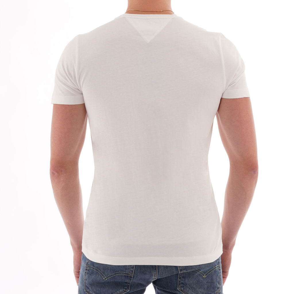 Tommy Hilfiger Hilfiger Applique Logo T-Shirt - Snow White