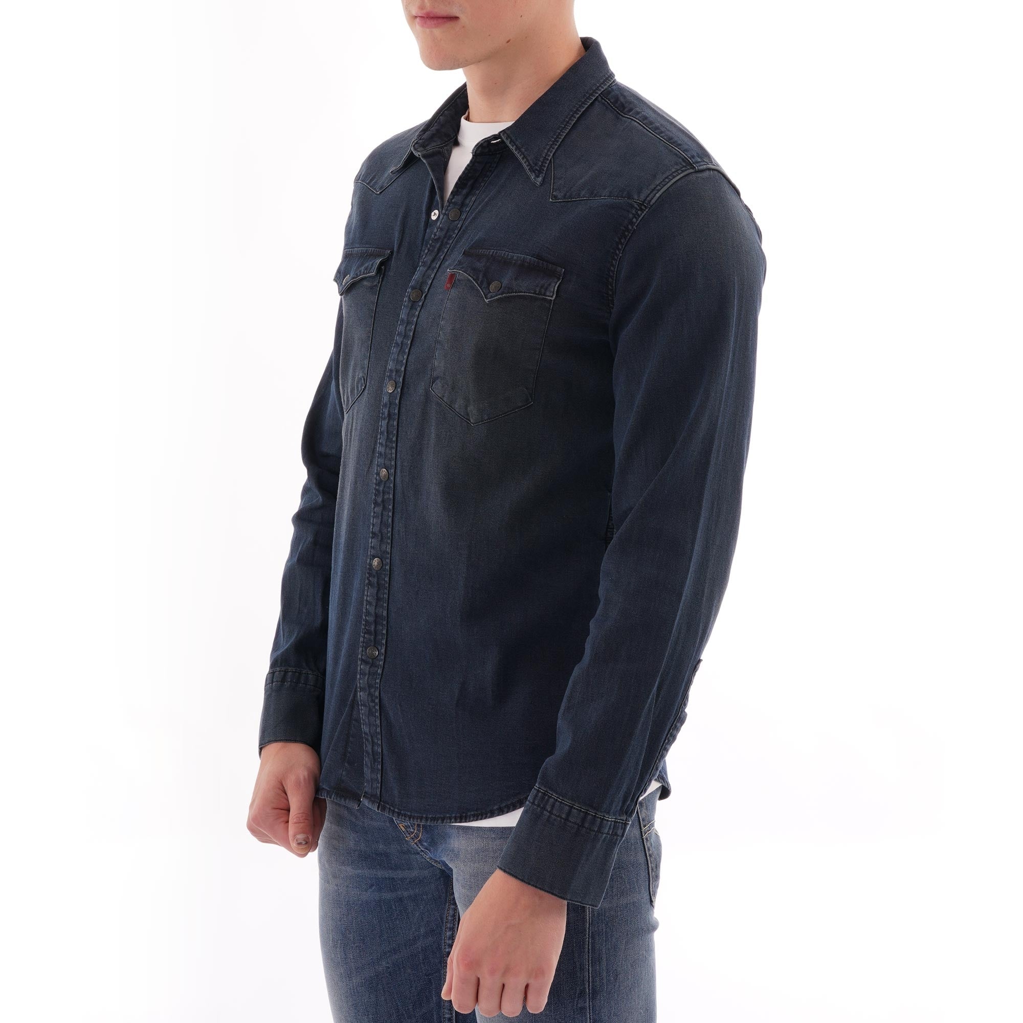 Levi's® Barstow Western Shirt - Bruised Dark Indigo