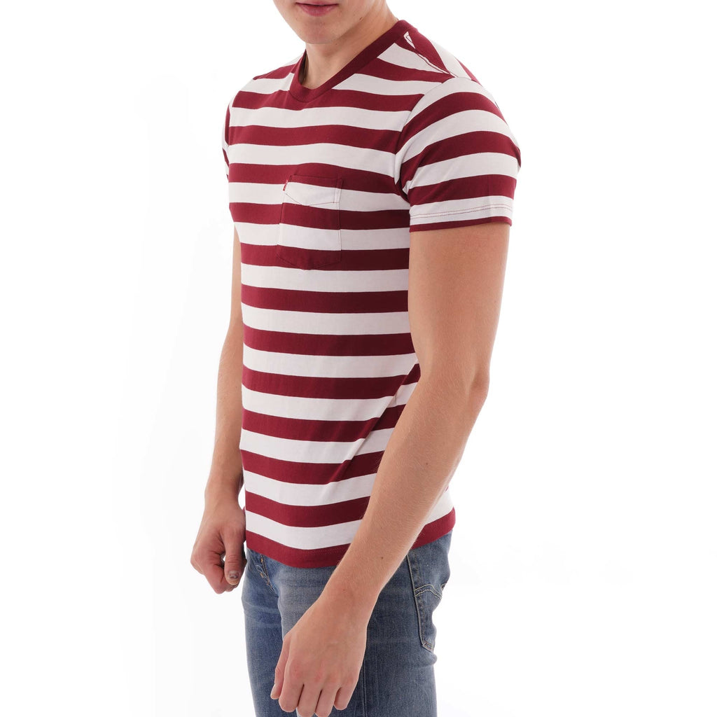 Levi's® Sunset Tee - White/Burgundy