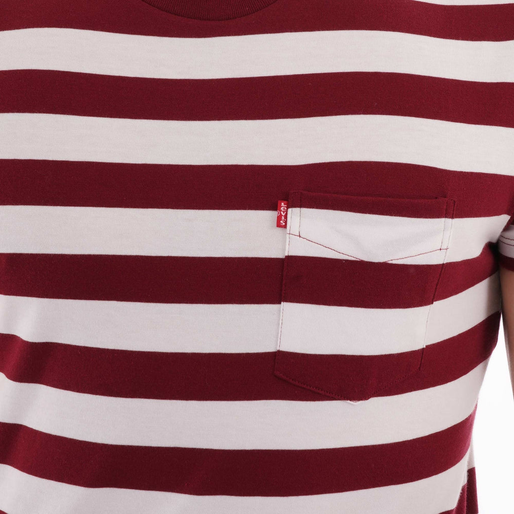 Levi's® Sunset Tee - White/Burgundy