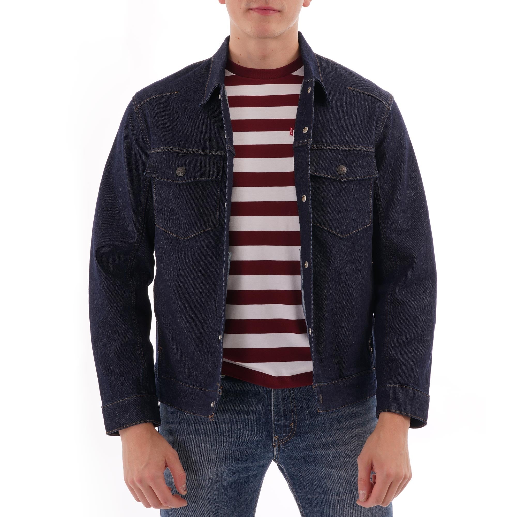 Levis® Made and Crafted® Lej Trucker Denim jacket - Rinse Denim