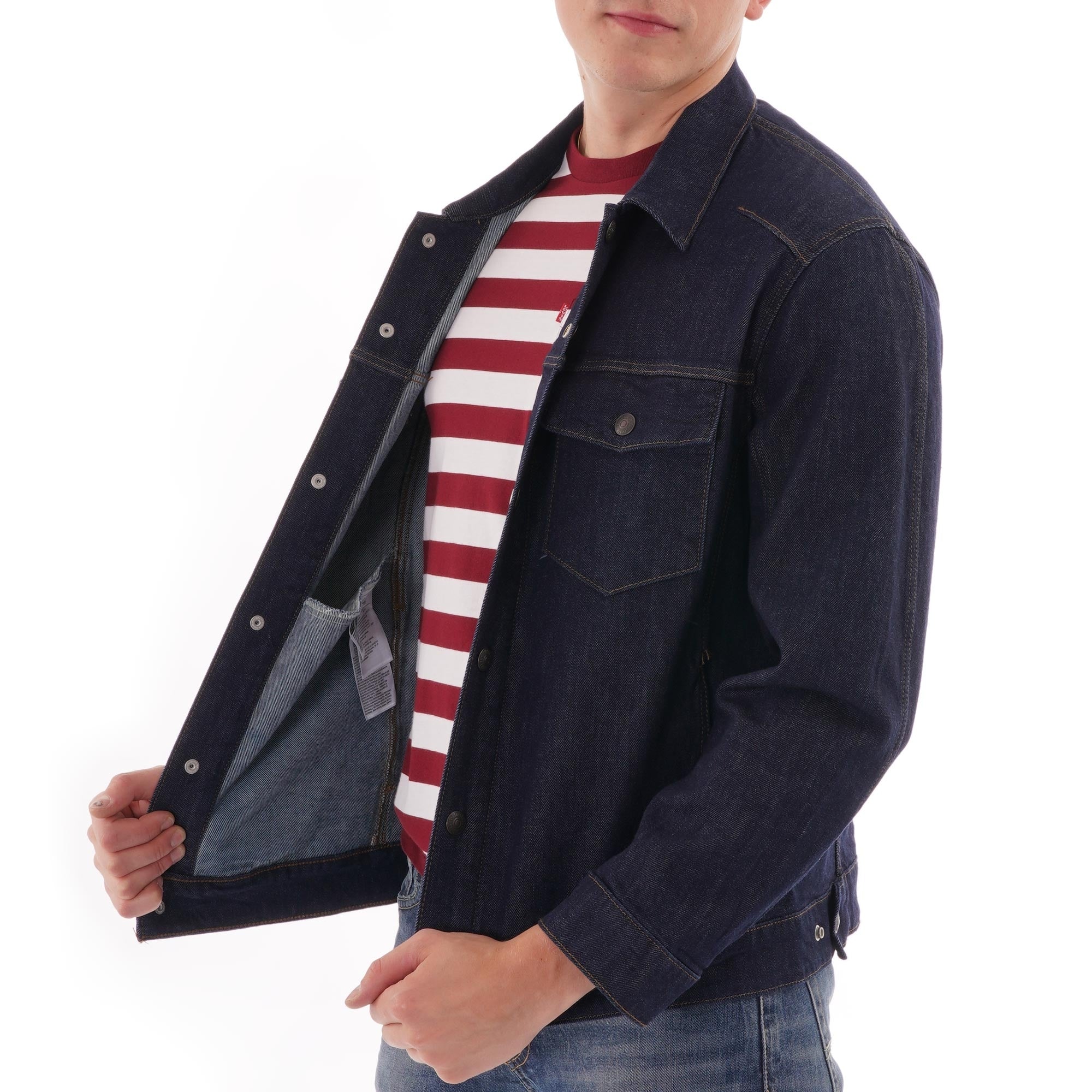 Levis® Made and Crafted® Lej Trucker Denim jacket - Rinse Denim