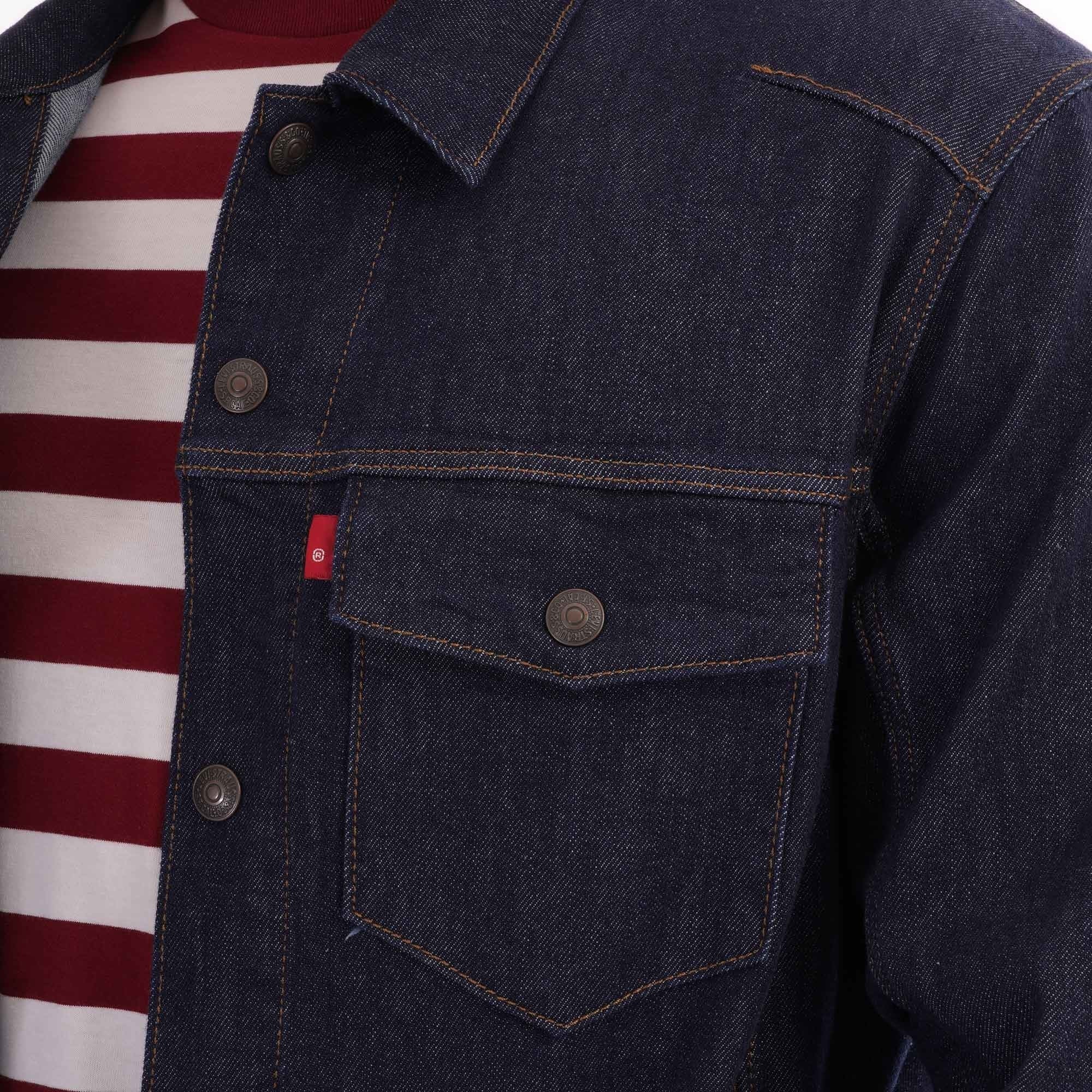 Levis® Made and Crafted® Lej Trucker Denim jacket - Rinse Denim