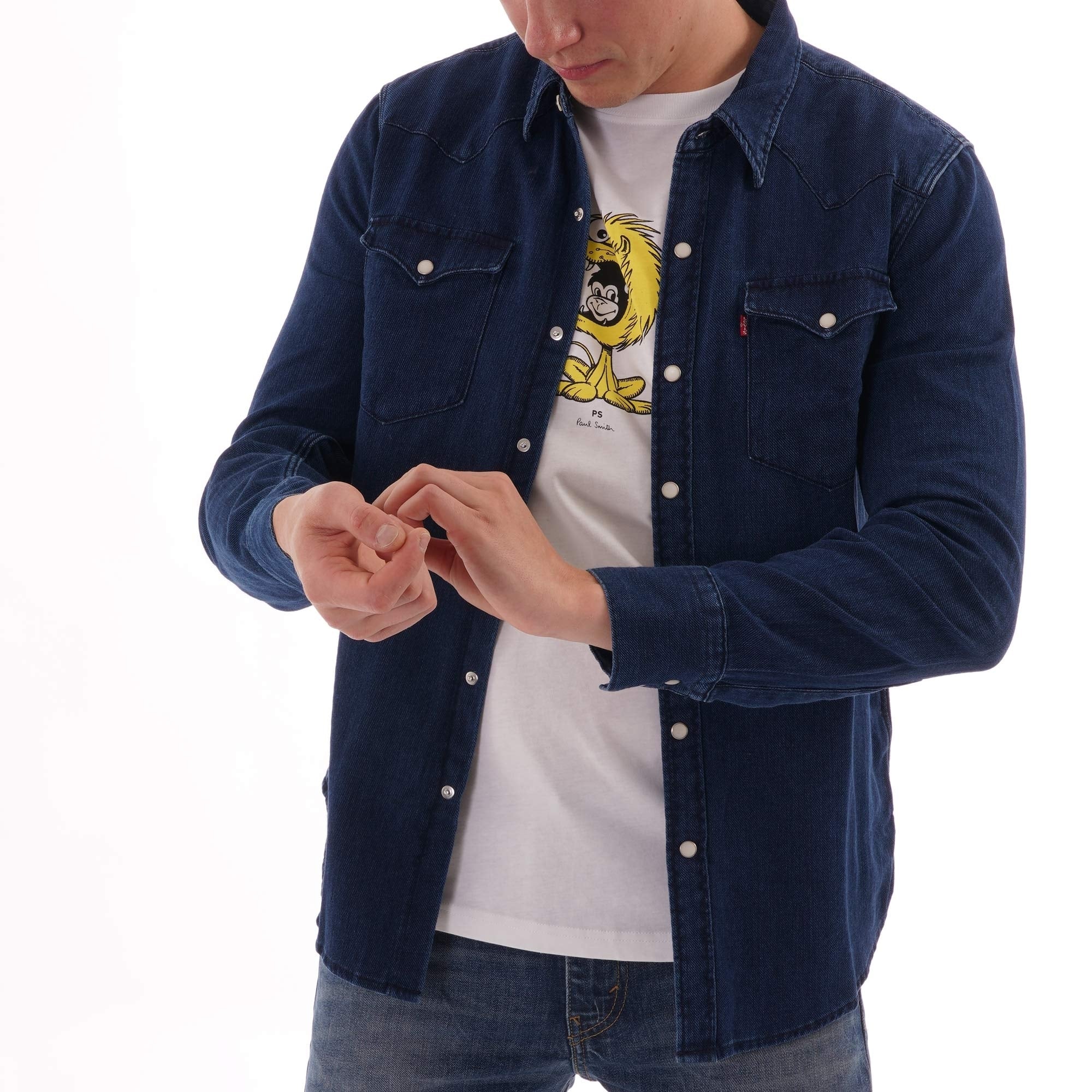 Levi's® Indigo Barstow Western Shirt