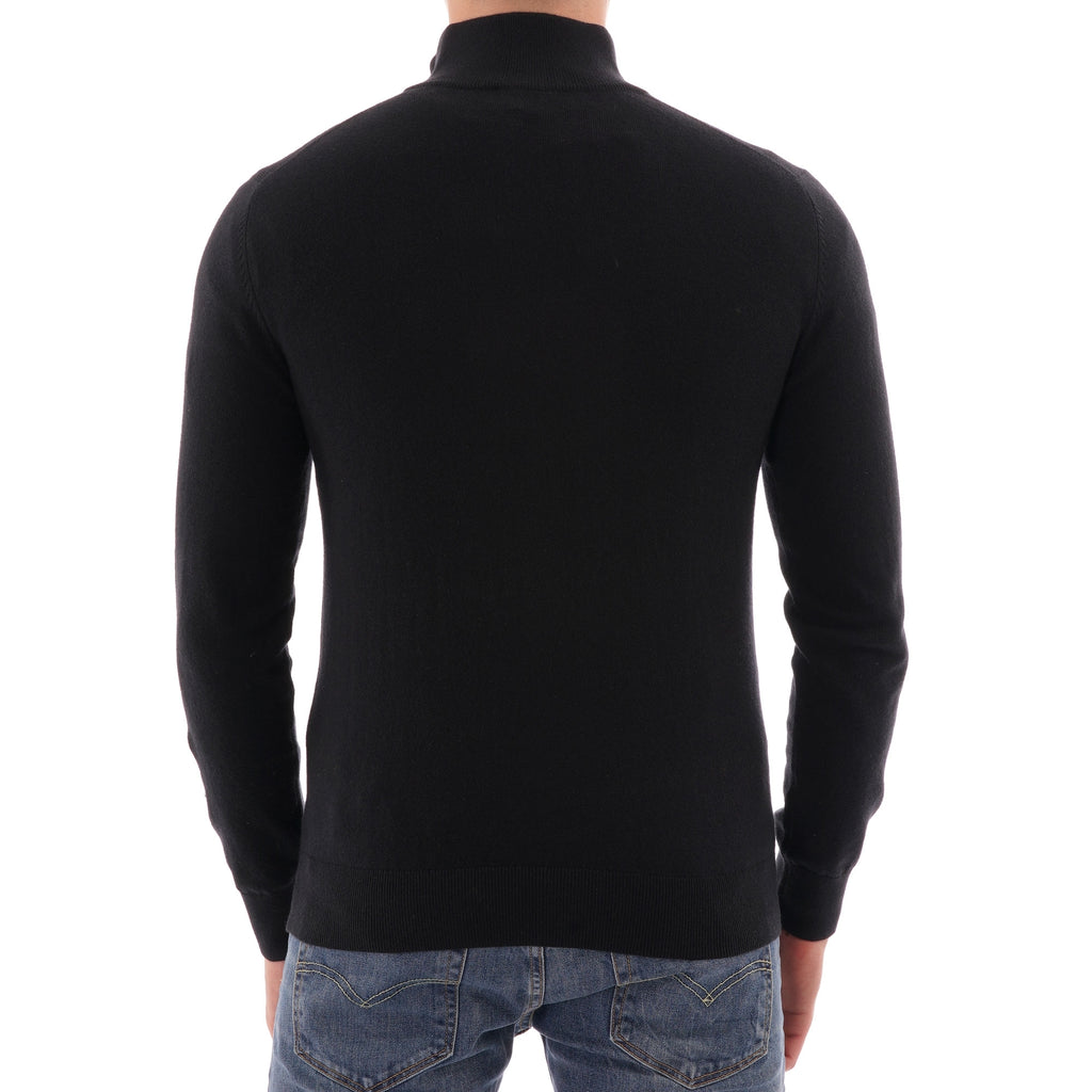 Paul Smith Pullover Zip Neck Knitwear - Black