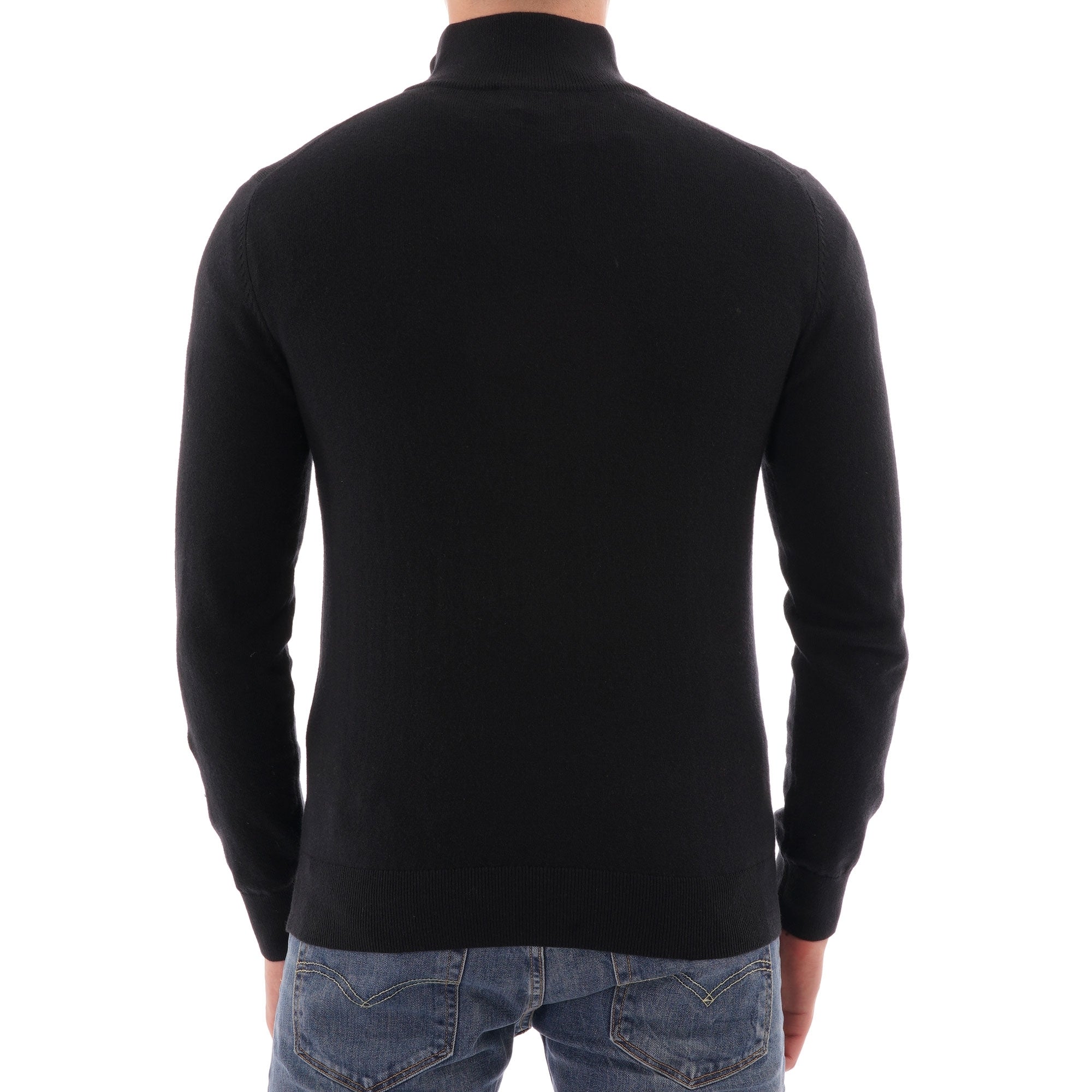 Paul Smith Pullover Zip Neck Knitwear - Black