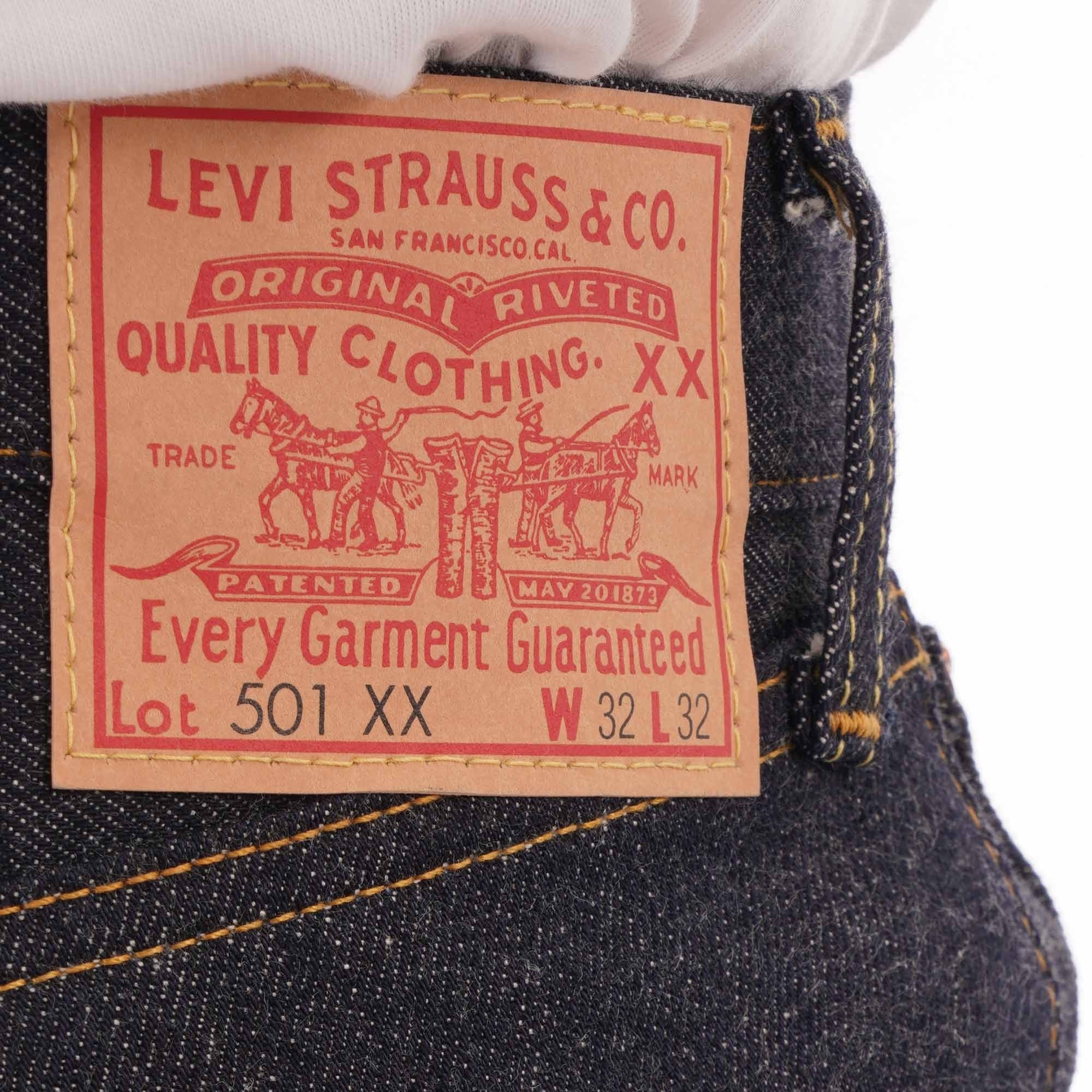 Levi's® Vintage Clothing 1955 501¨ Rigid Denim - Dark Denim