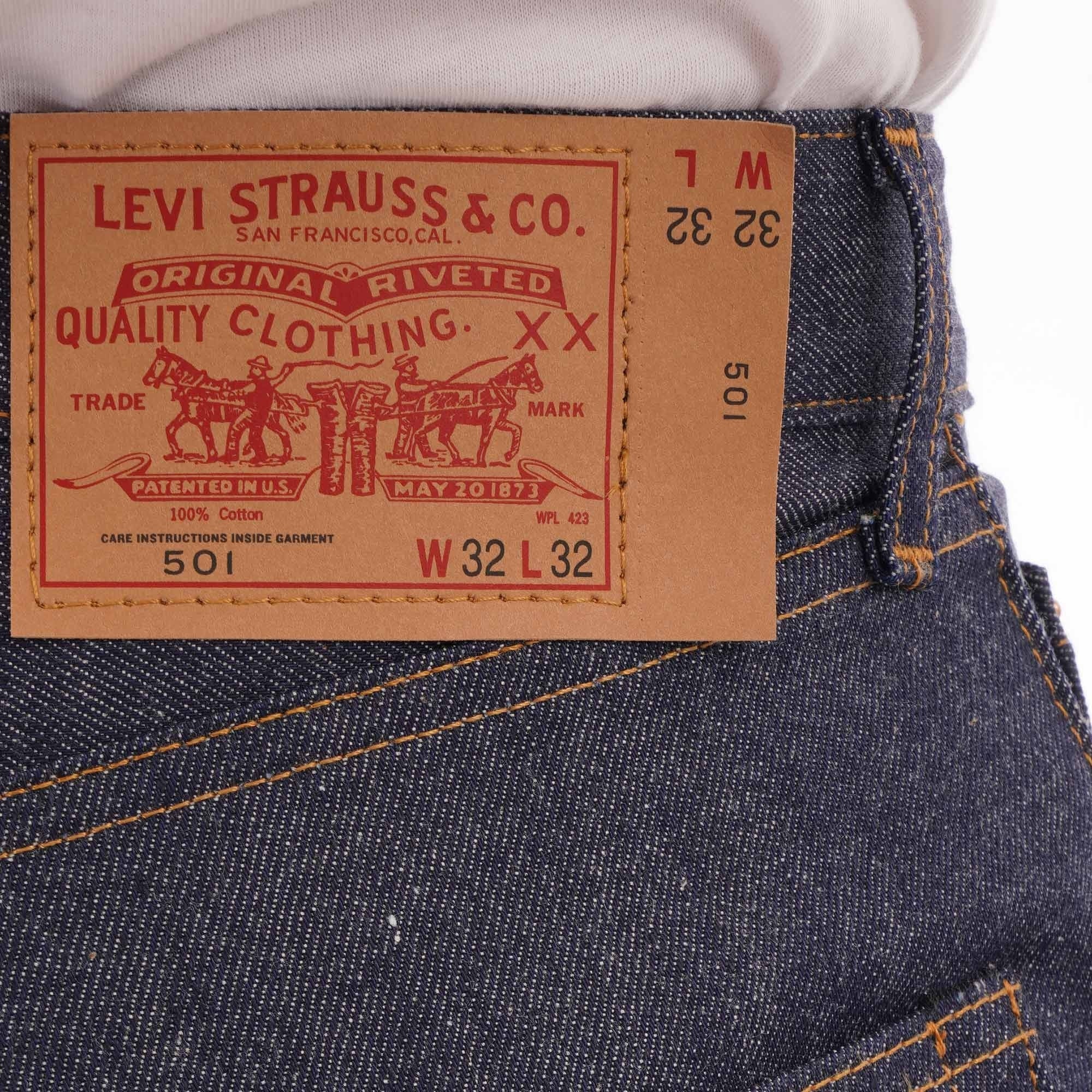 Levi's 1976 501 Rigid Denim (Dark Wash) 26408-0010 – Dandy Fellow