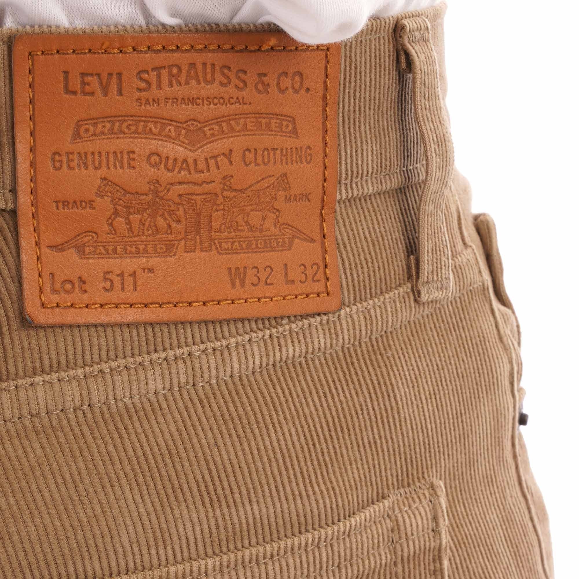 Levi's® 511 Slim Fit Corduroy pants - Lead Grey
