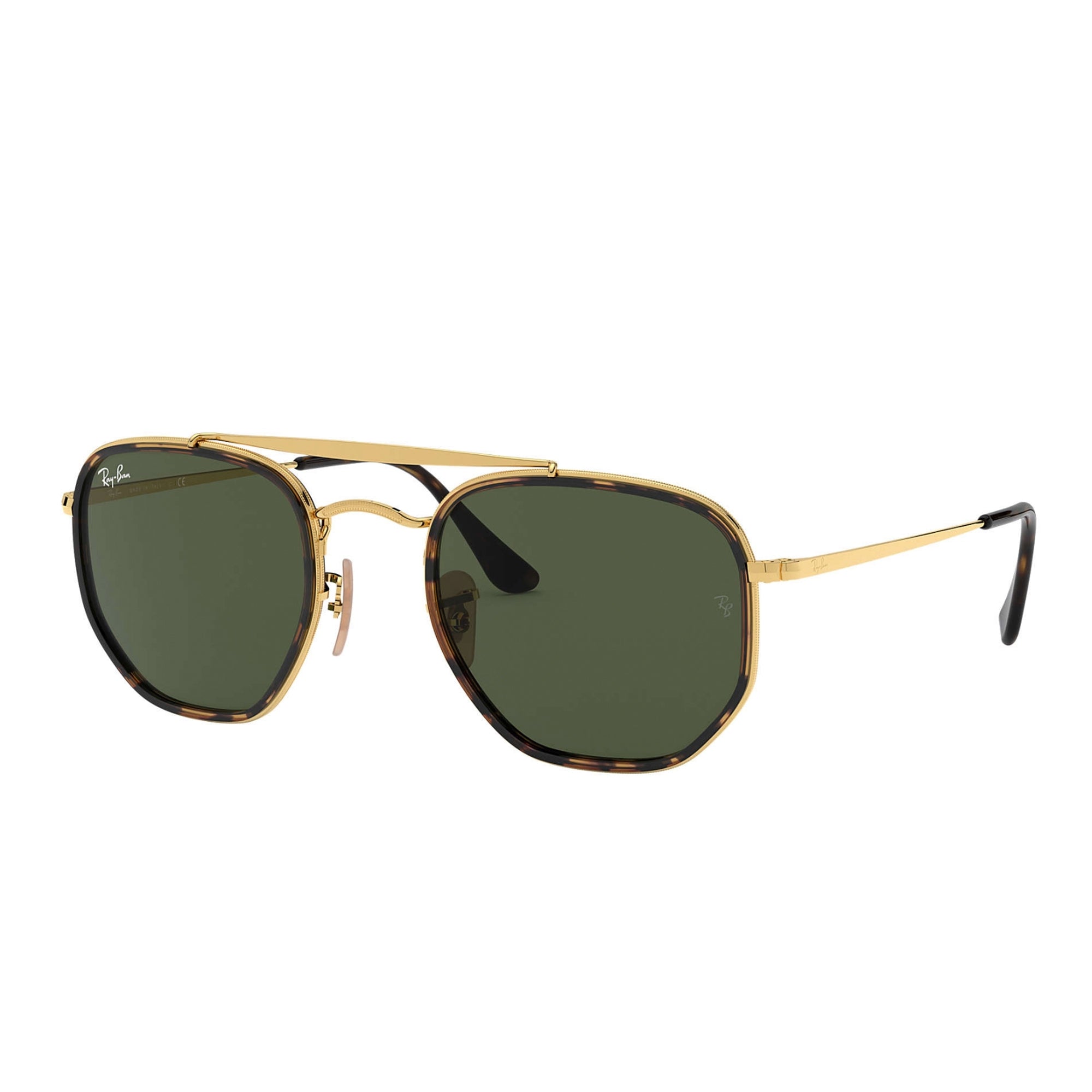 Ray Ban Square sunglasses - Gold/Dark blue