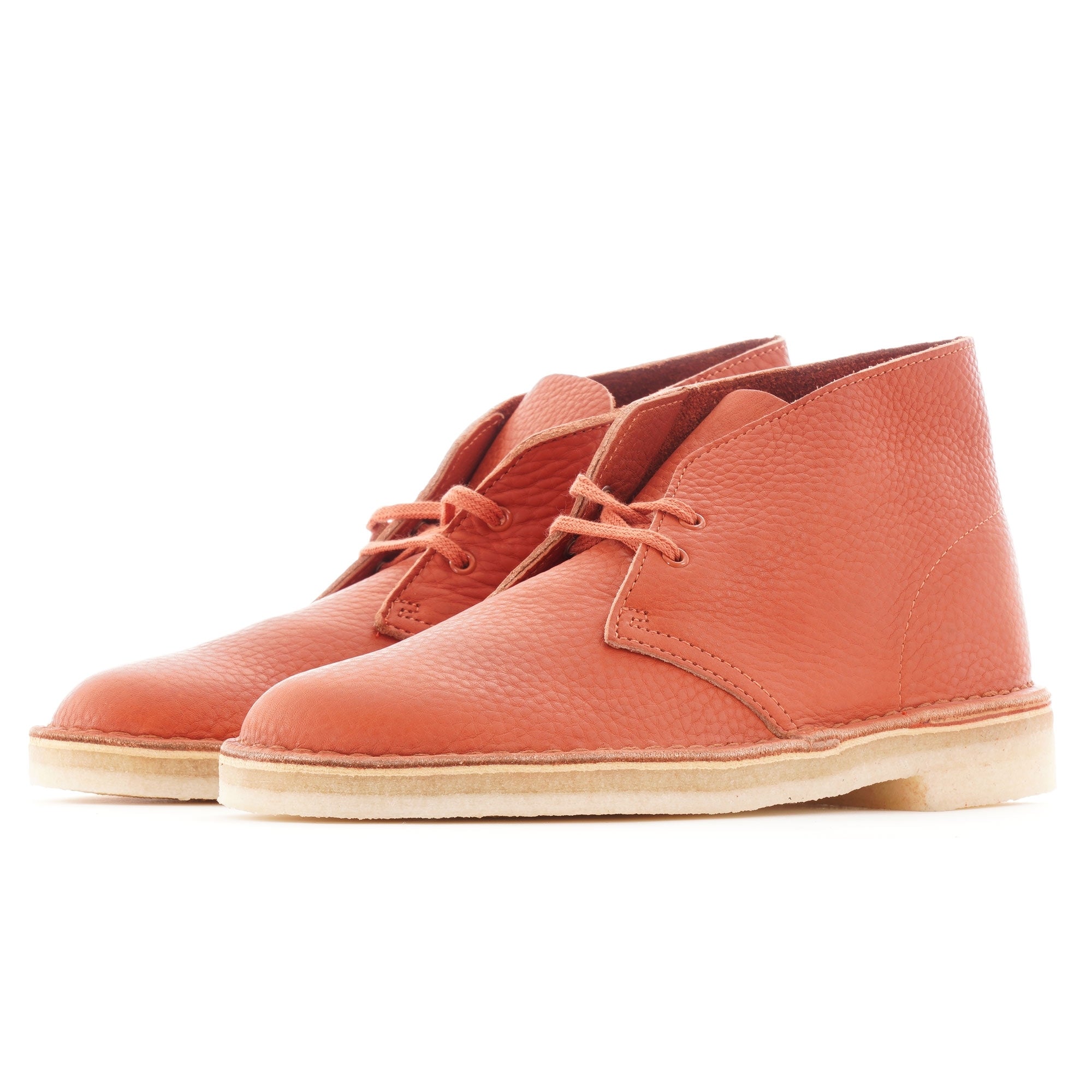 Clarks Originals Desert Boot - Burnt Orange Leather