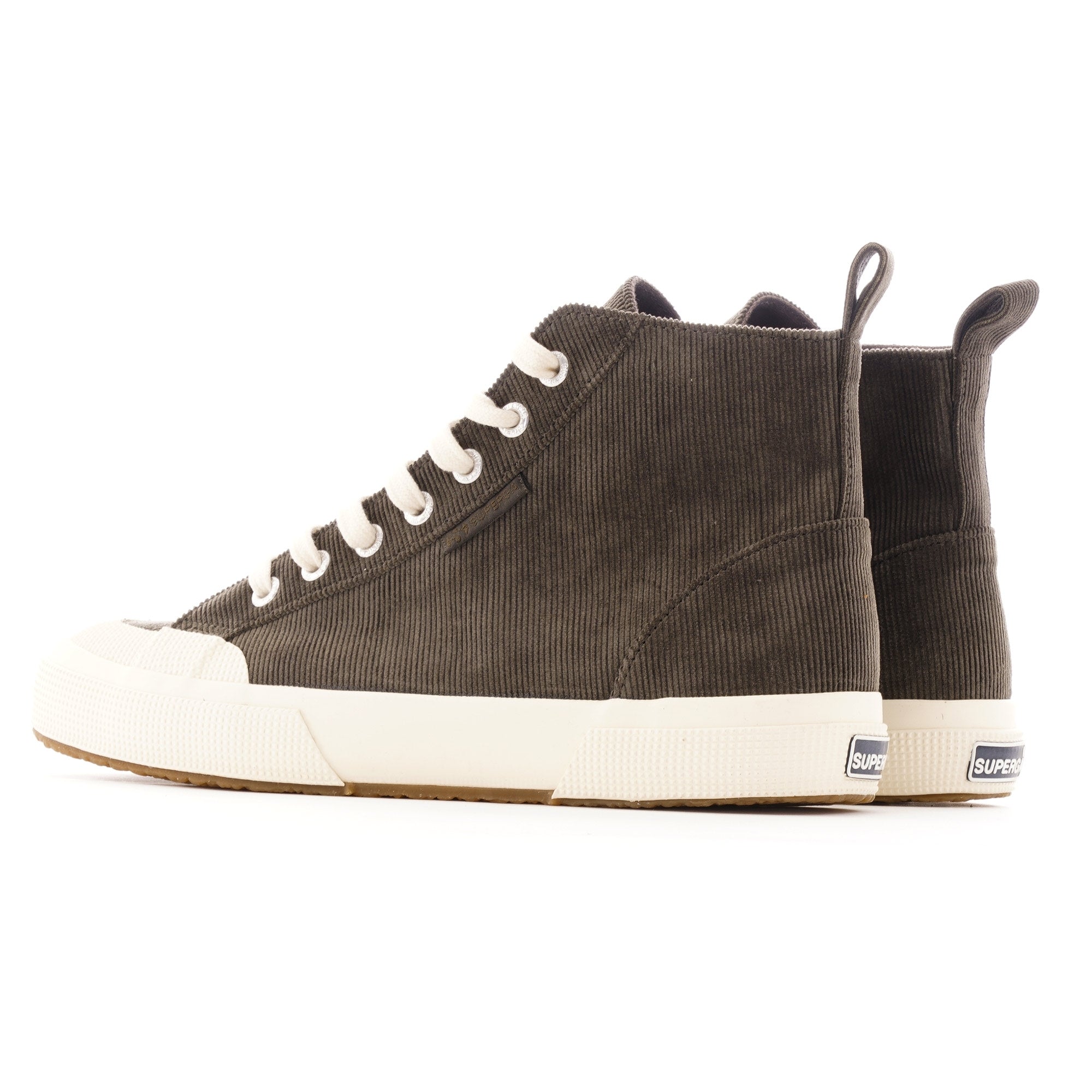 Superga 2473 Corduroy Trainers - Military Green