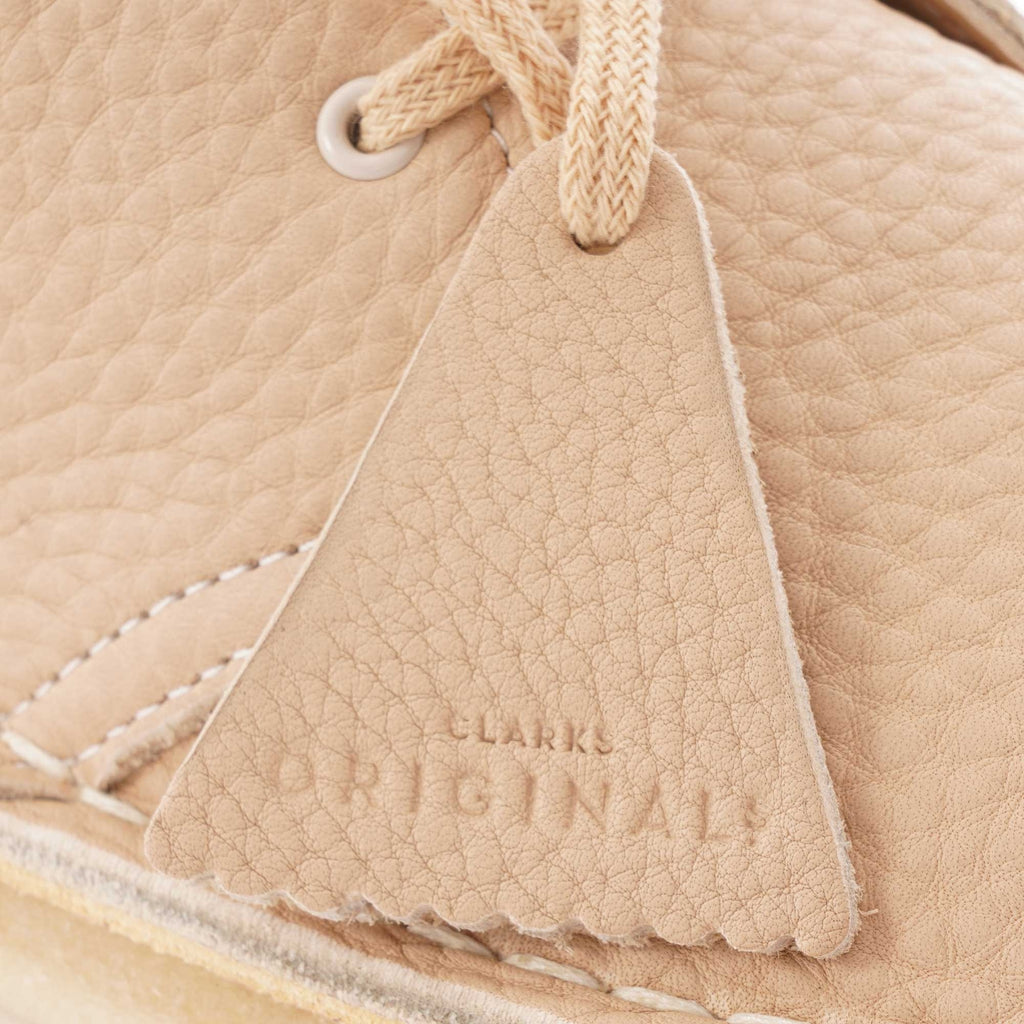 Clarks Originals Desert Boot - Off White Leather