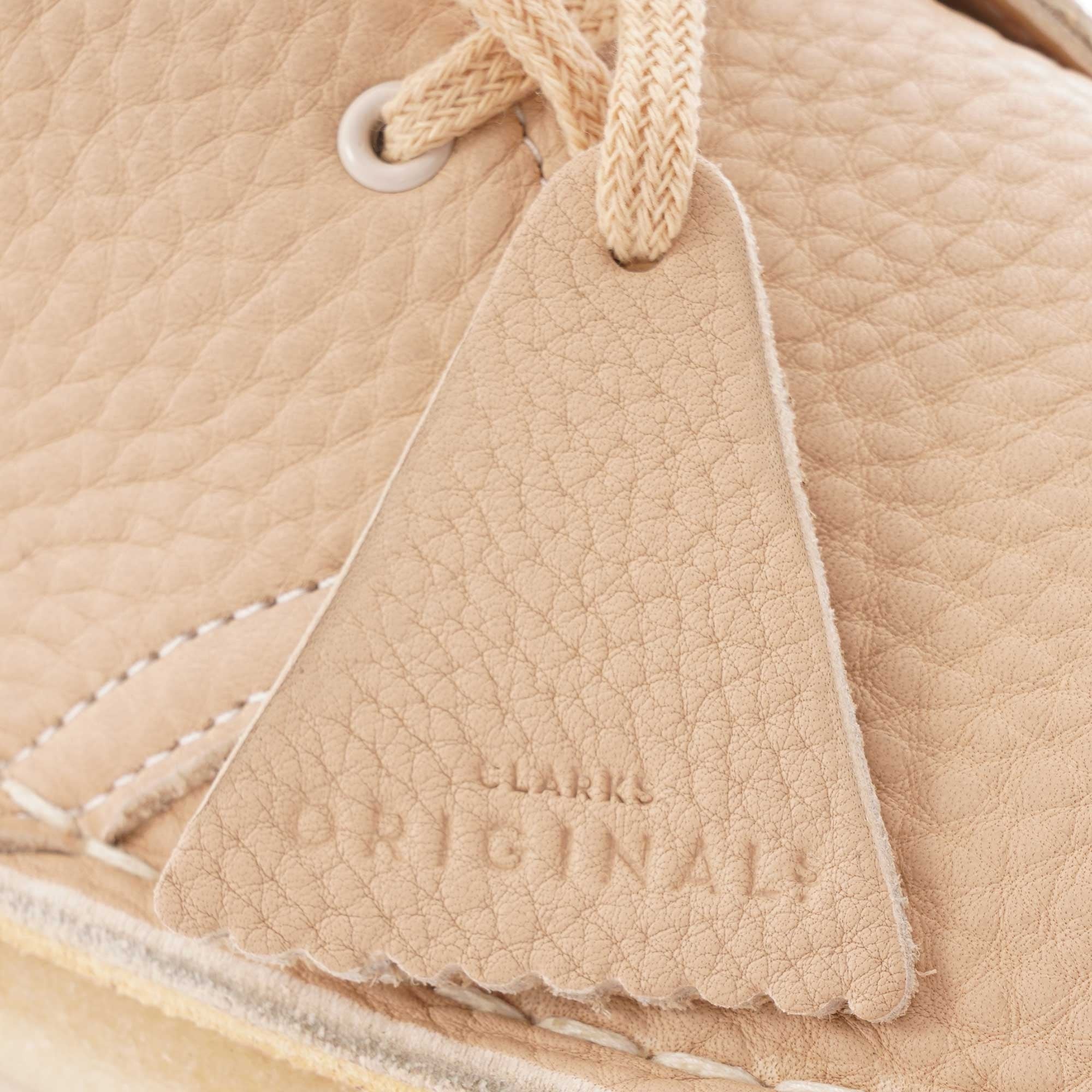 Clarks Originals Desert Boot - Off White Leather