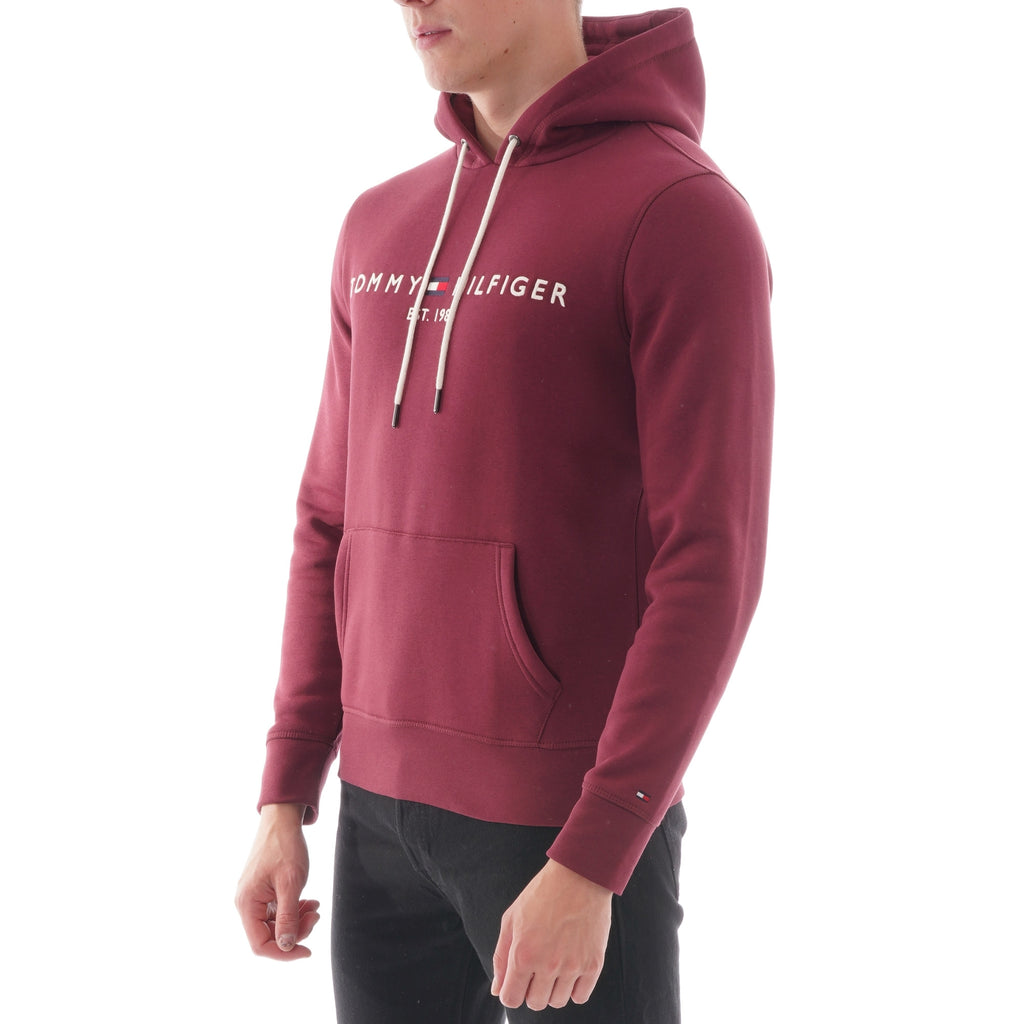 Tommy Hilfiger Tommy Logo Hoodie - Tawny Port