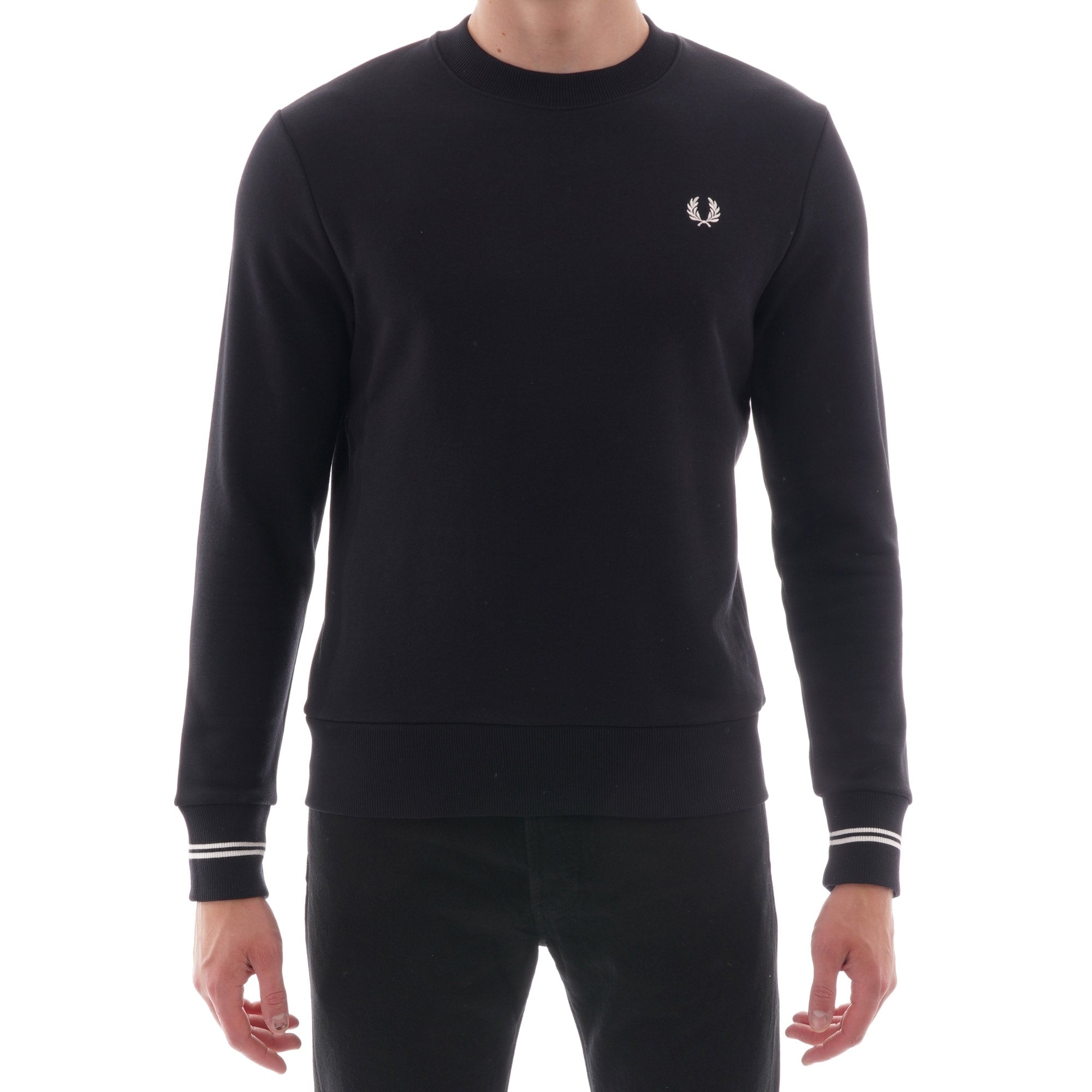 Fred Perry Reissues Crew Neck Sweatshirt - Black