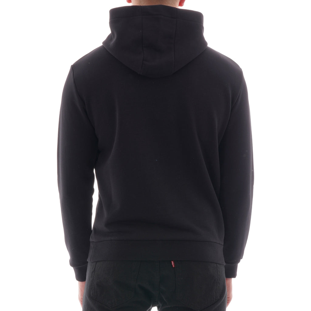 Emporio Armani Eagle Embroidered Hoodie - Black