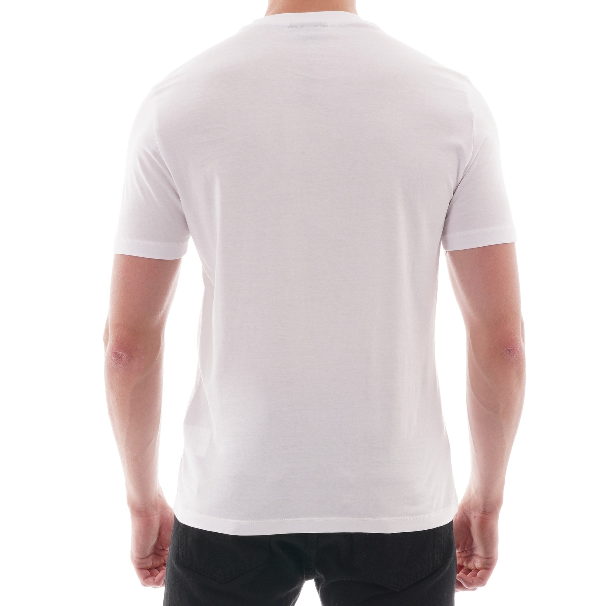 Emporio Armani Jersey Leisure print T-shirt - (White) Bianco Ottico