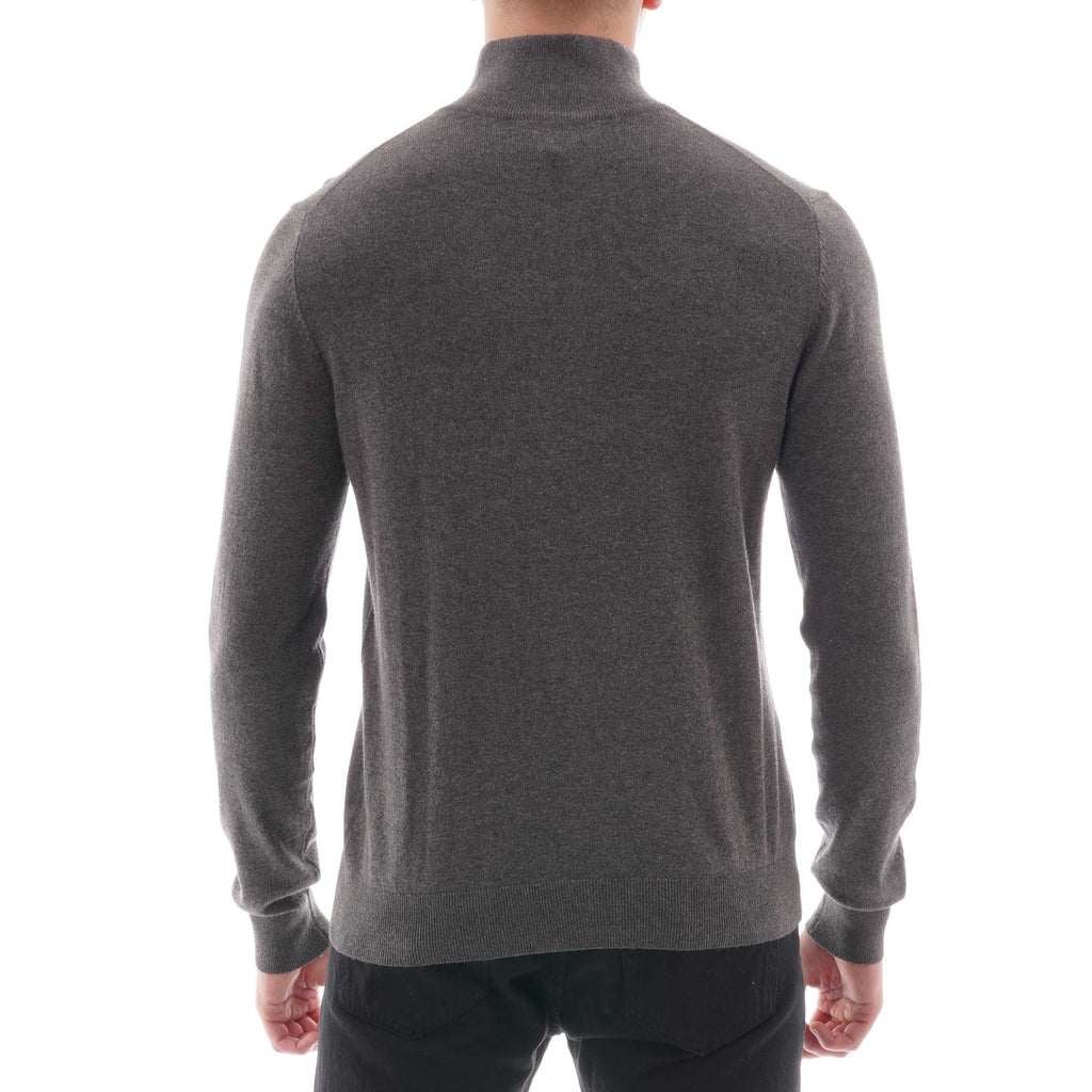 Paul Smith Pullover Zip Neck Knitwear - Dark Grey
