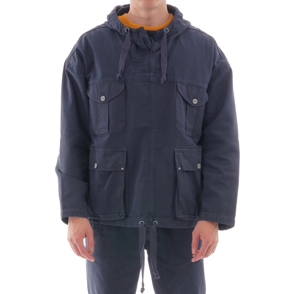 Nigel Cabourn Amy Smock Jacket - Black Navy