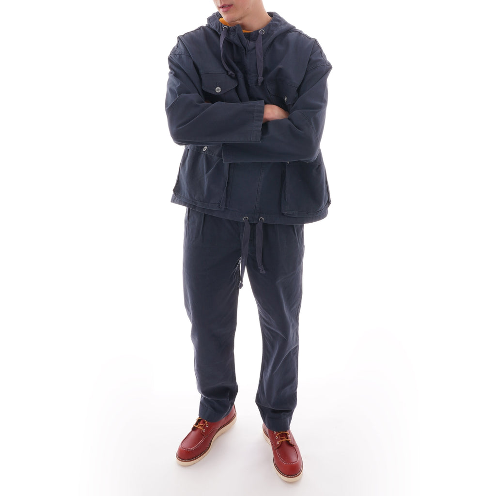 Nigel Cabourn Amy Smock Jacket - Black Navy