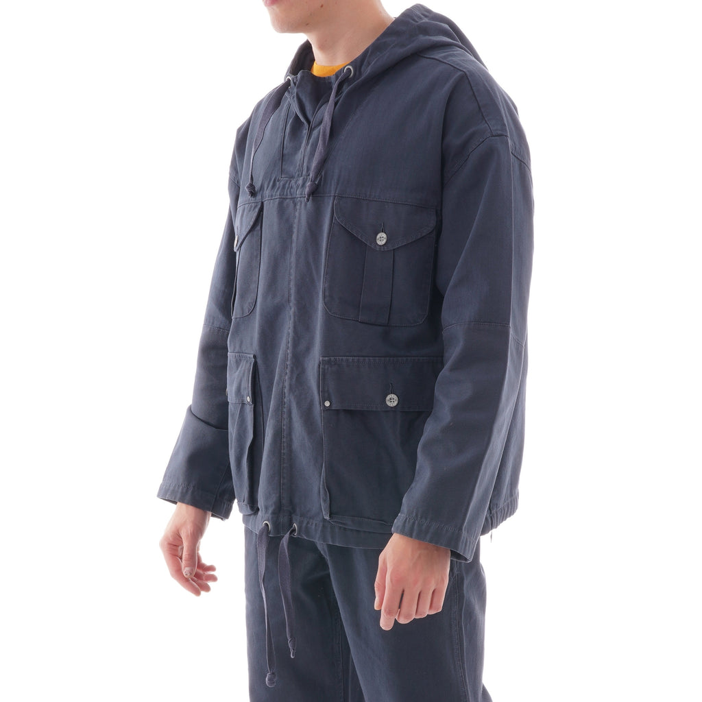 Nigel Cabourn Amy Smock Jacket - Black Navy