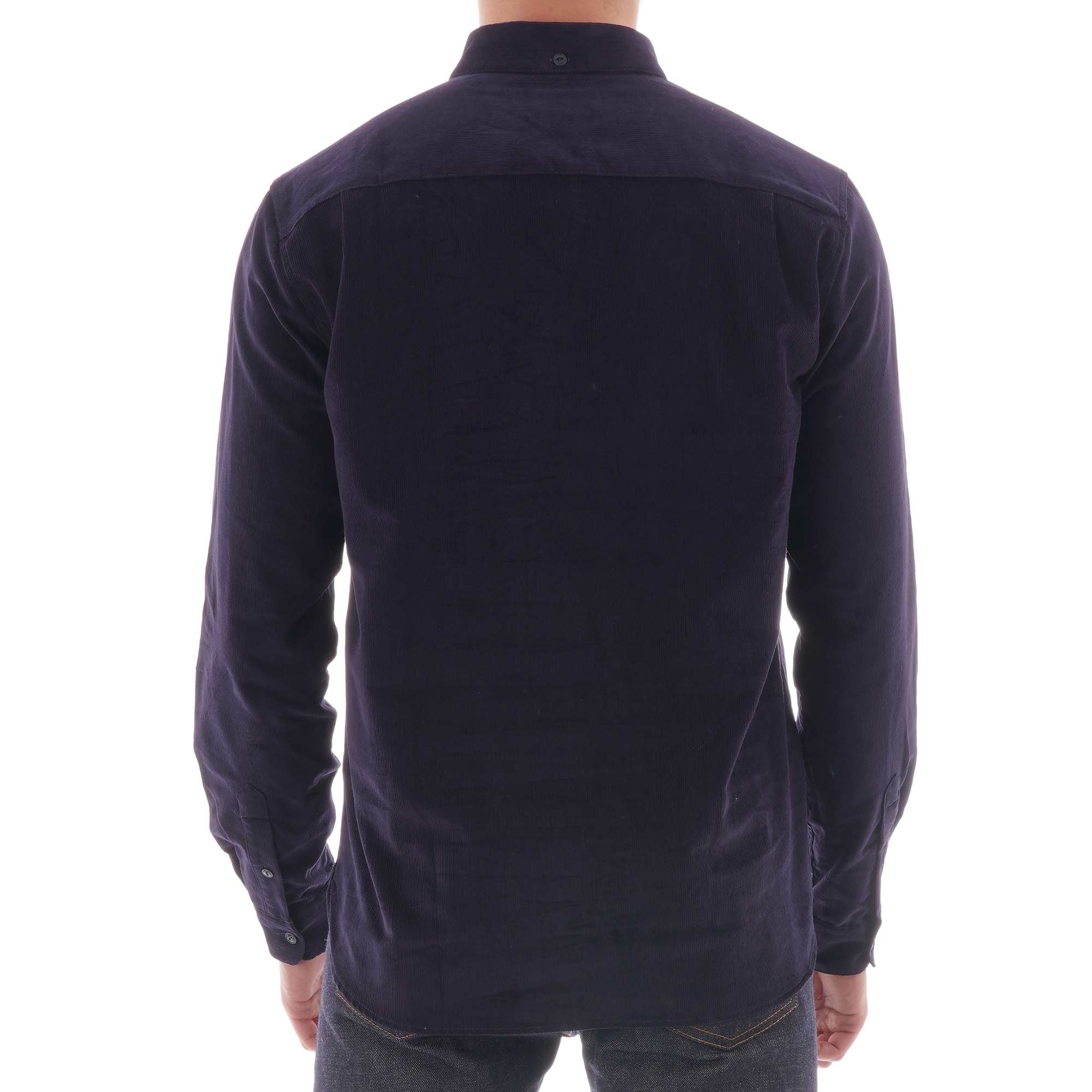 YMC Button Down Dean Cord shirt - Navy