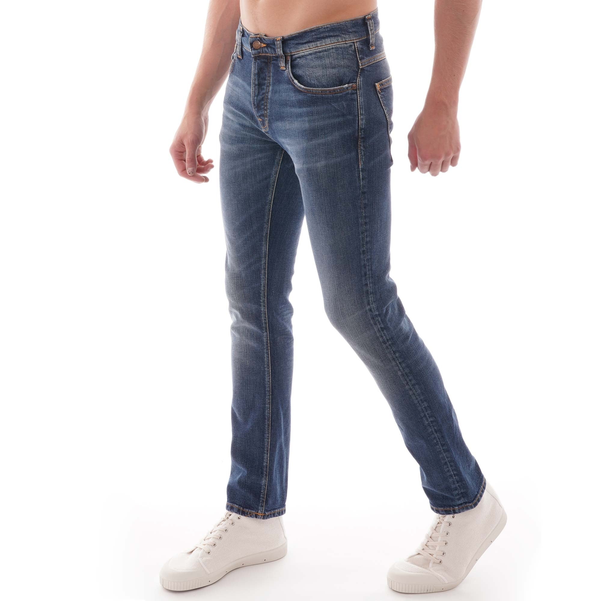 Nudie Jeans Grim Tim Denim Jeans - True Navy