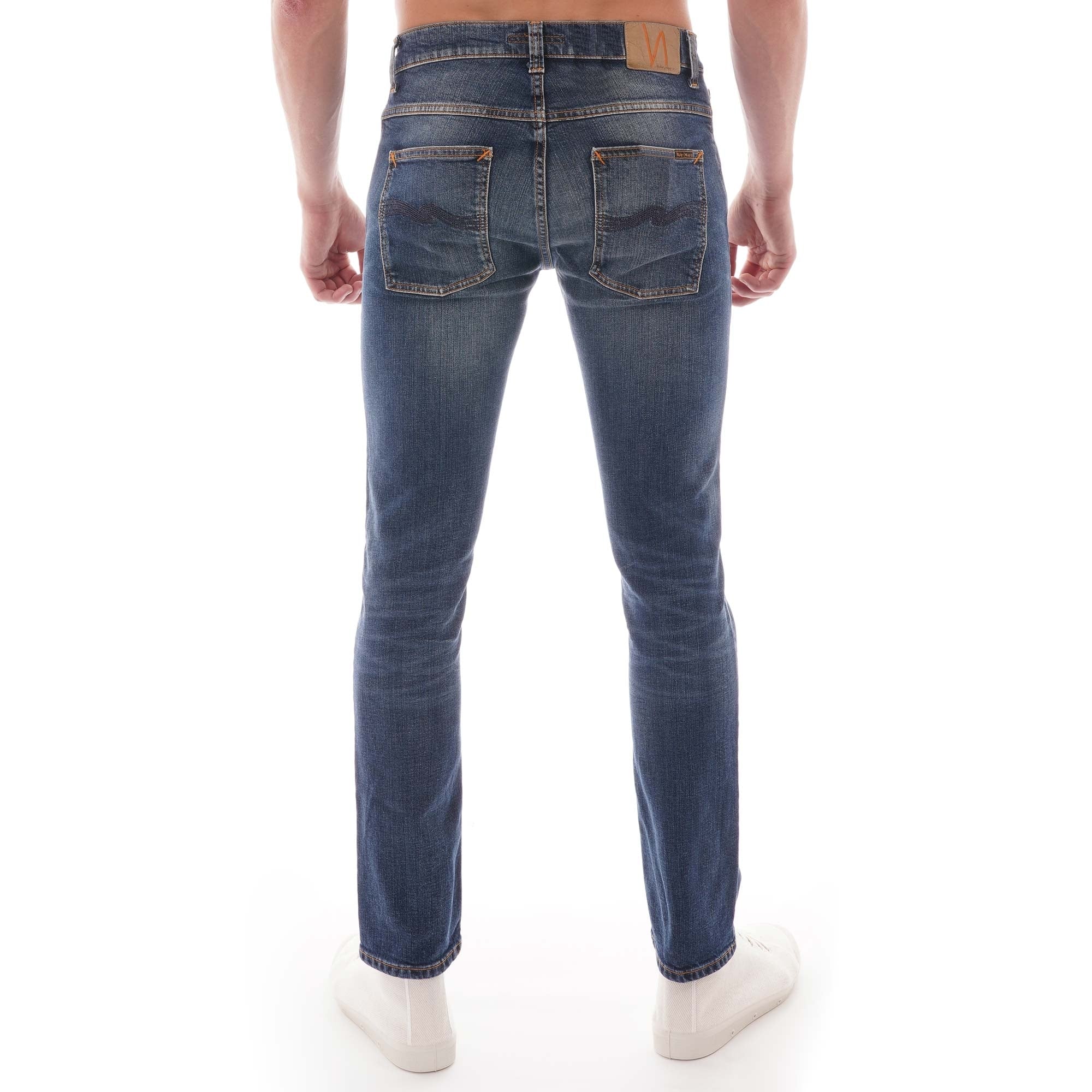 Nudie Jeans Grim Tim Denim Jeans - True Navy